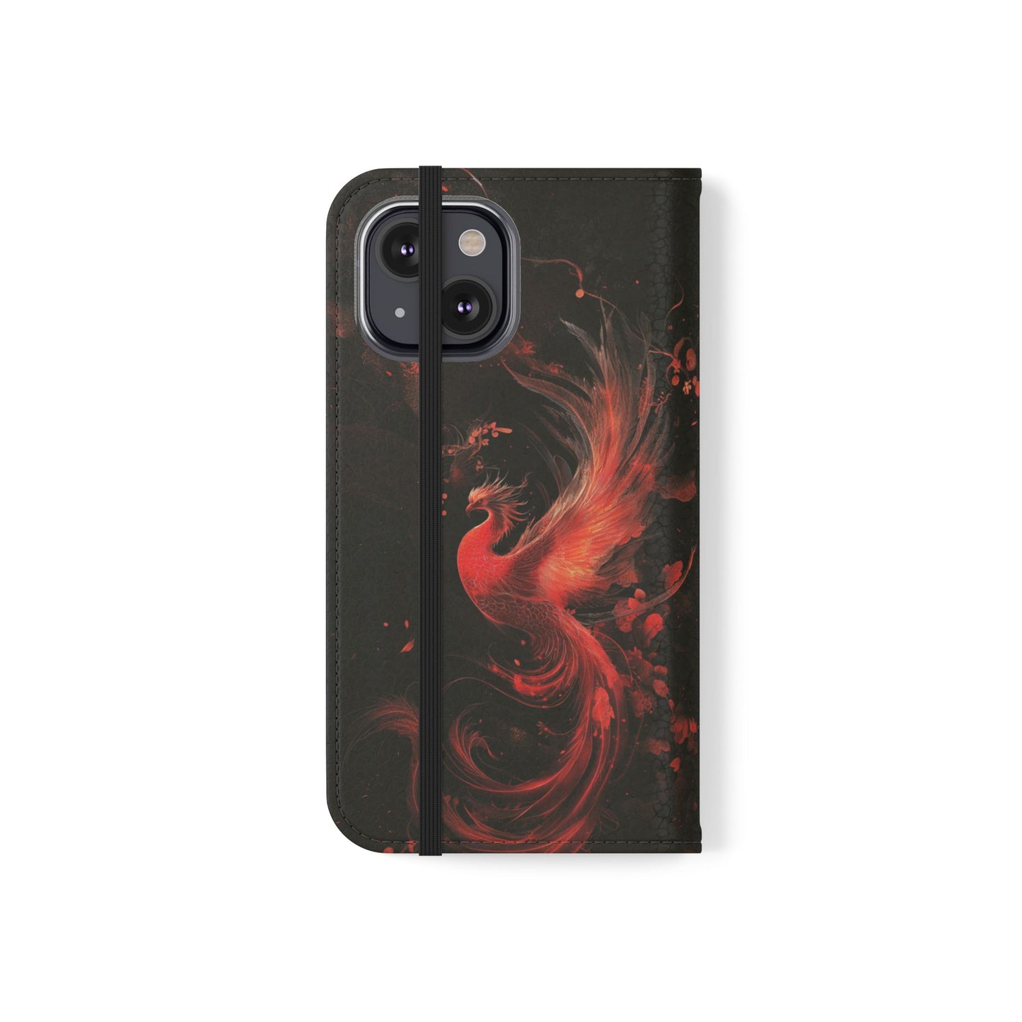 Crimson Phoenix - Wallet Flip Case
