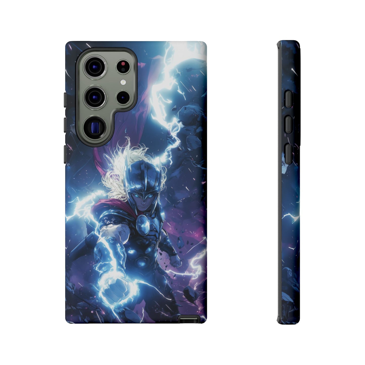 Lightning Fury: Thor Anime Action Phone Case - iPhone, Google Pixel, Samsung