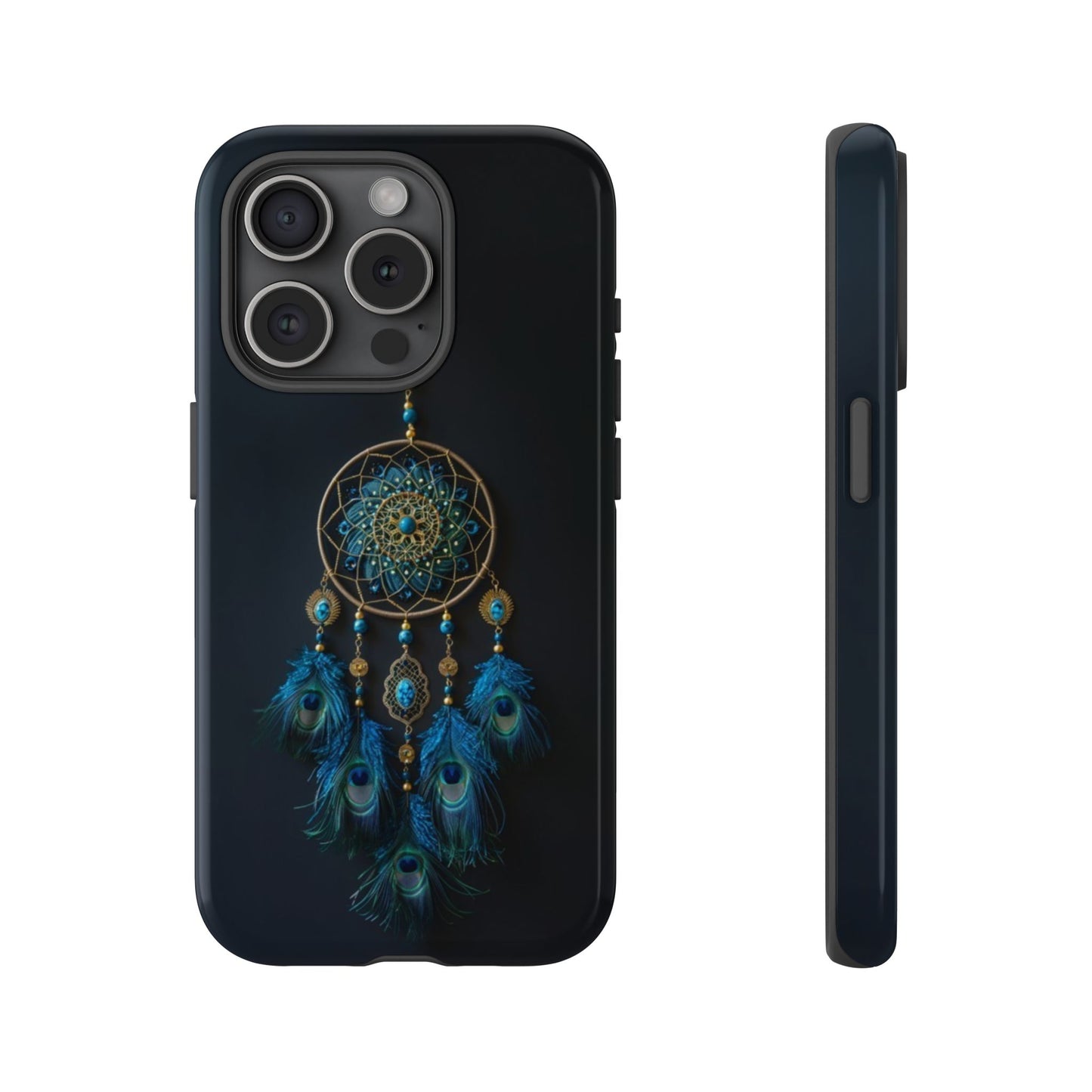 Peacock Feather Dreamcatcher - Tough iPhone Case