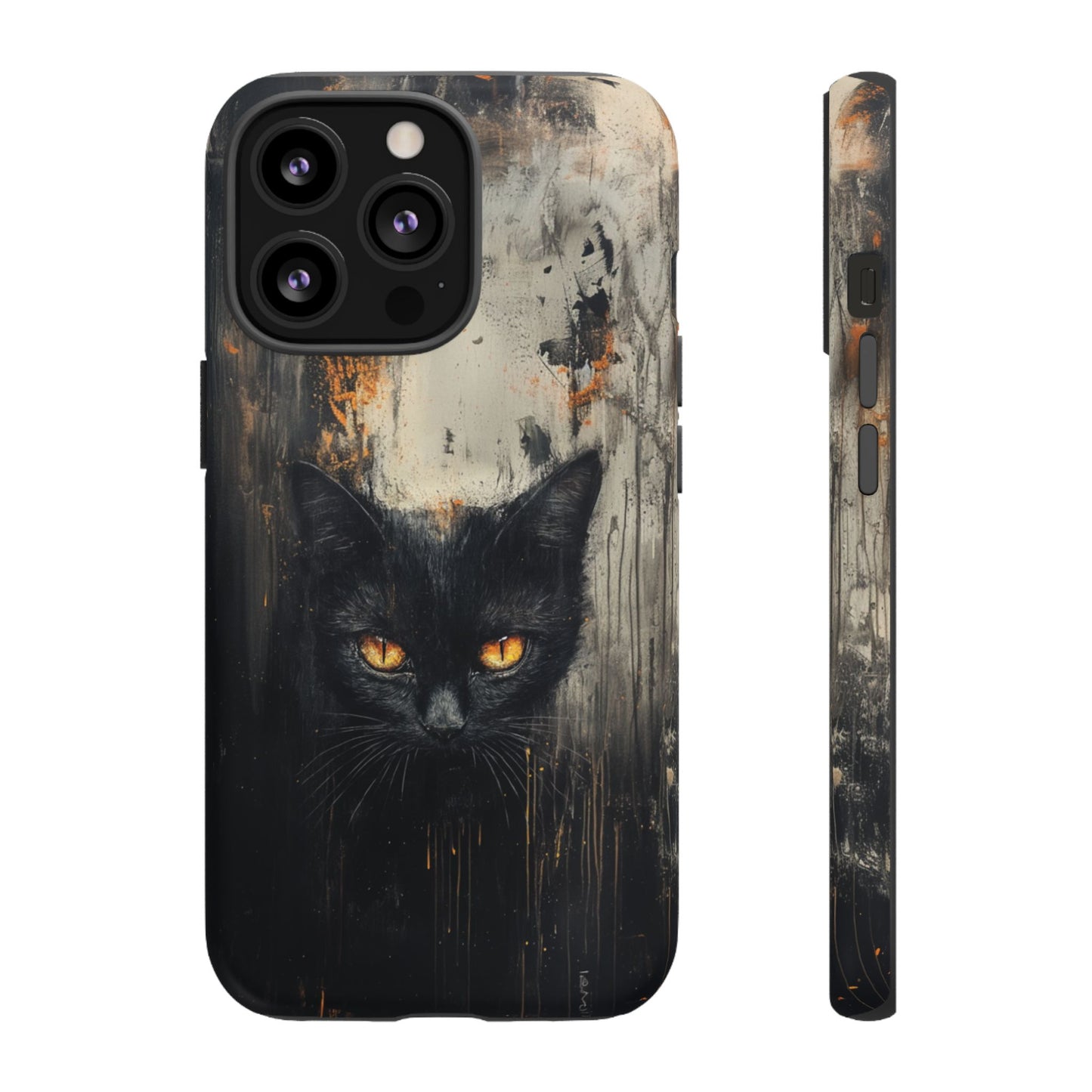 Enigmatic Black Cat Phone Case - iPhone, Google Pixel, Samsung Galaxy