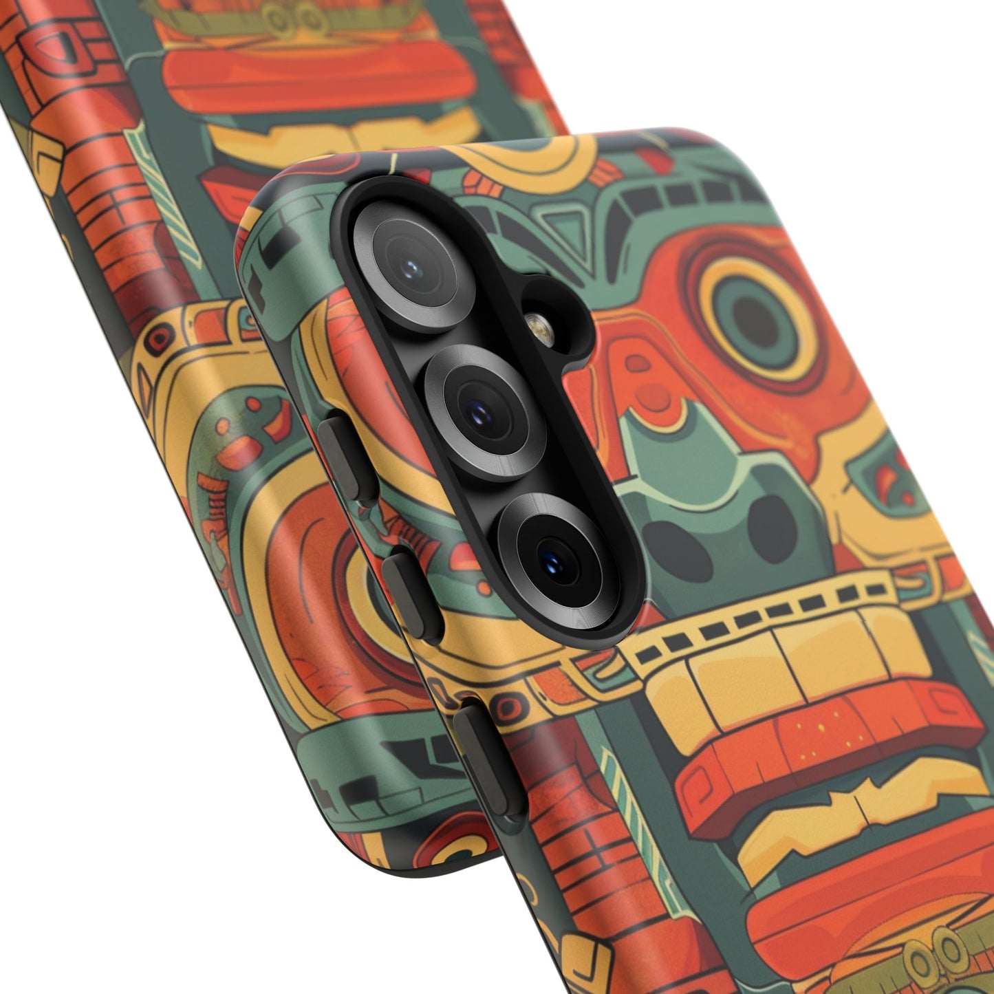 Aztec Totem Mask - Tough Samsung Galaxy Case