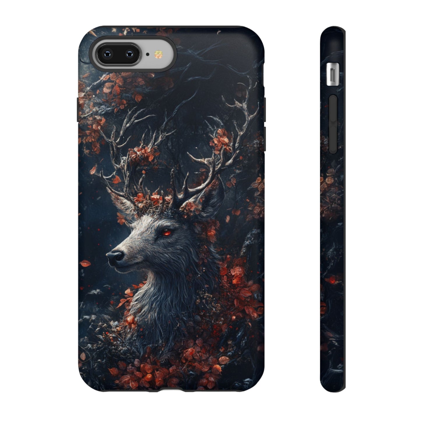 Crimson Stag Blossom – Tough iPhone Case