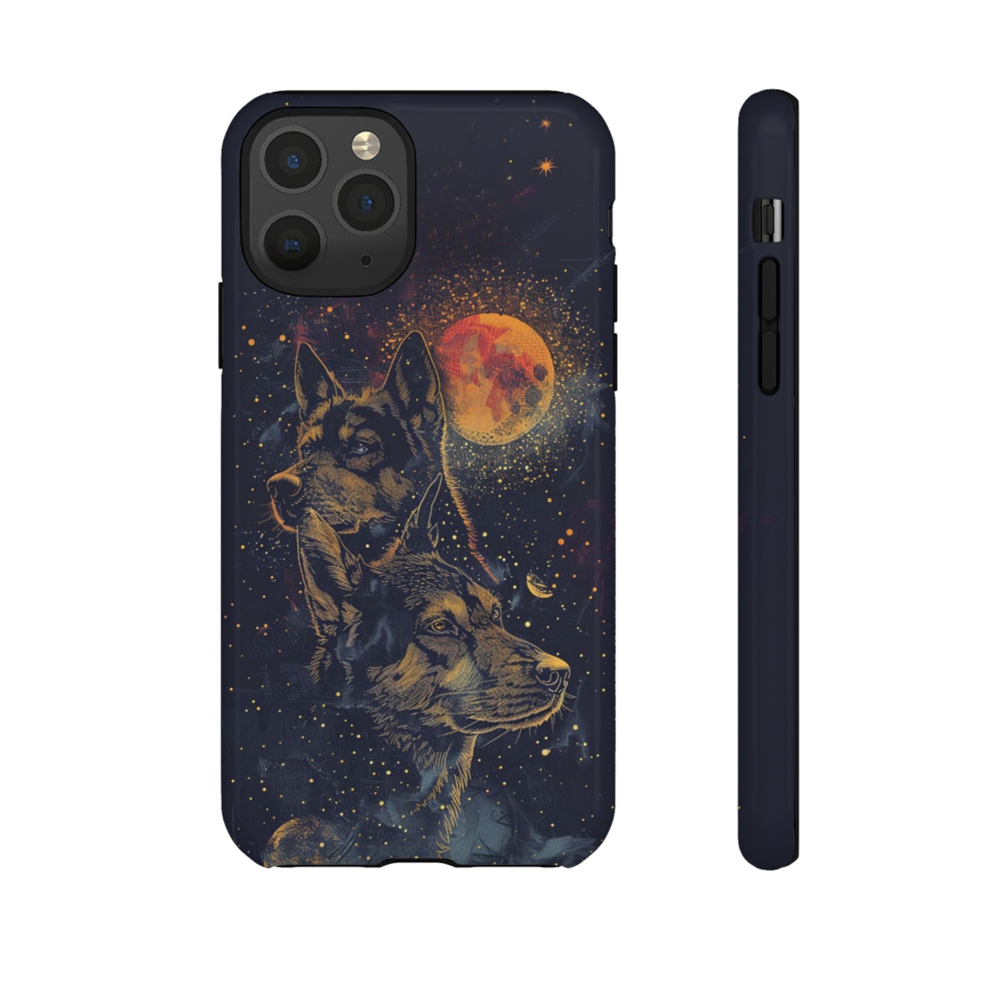 German Shepherd Celestial Phone Case – iPhone, Google Pixel, Samsung Galaxy