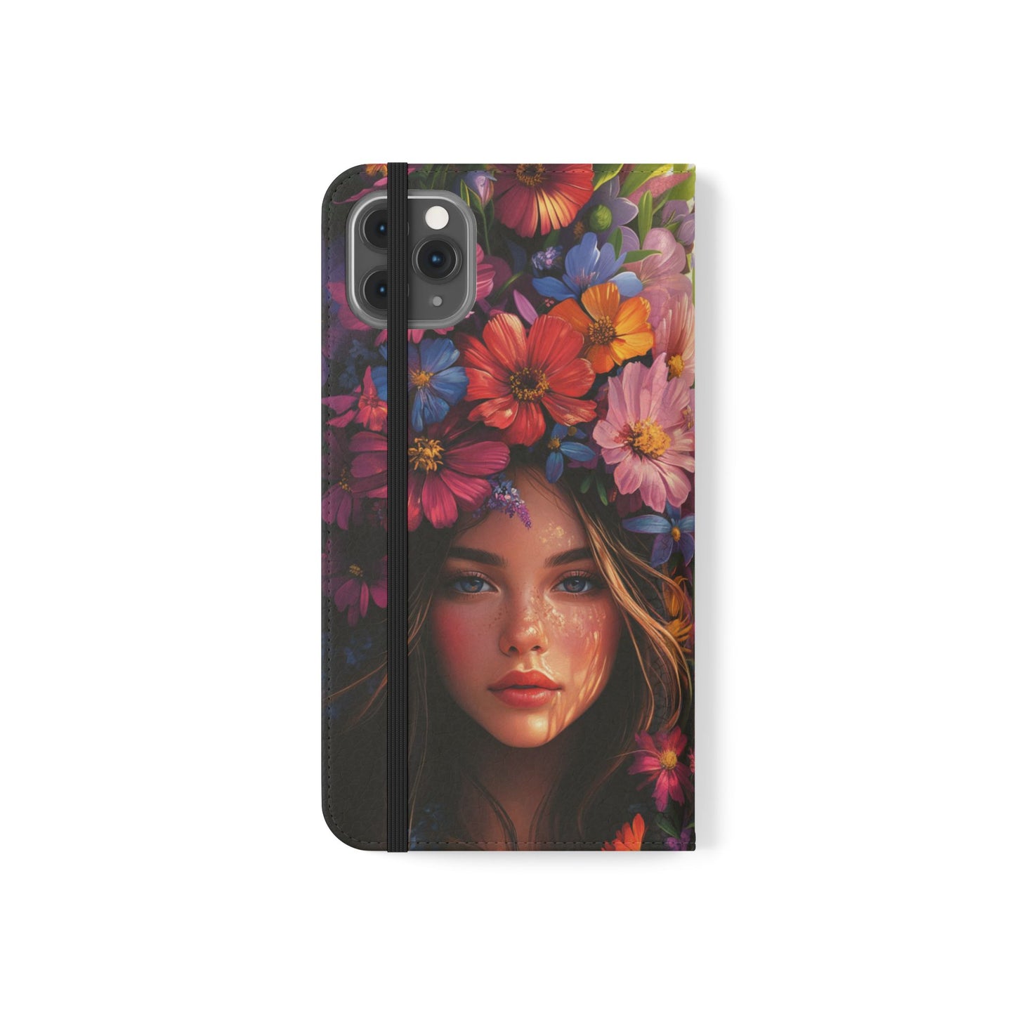 Floral Crown Muse - Wallet Flip Case