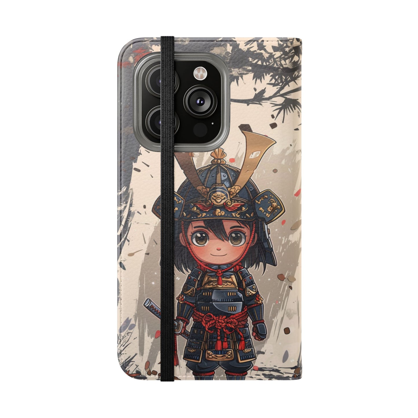 Chibi Samurai - Wallet Flip Case