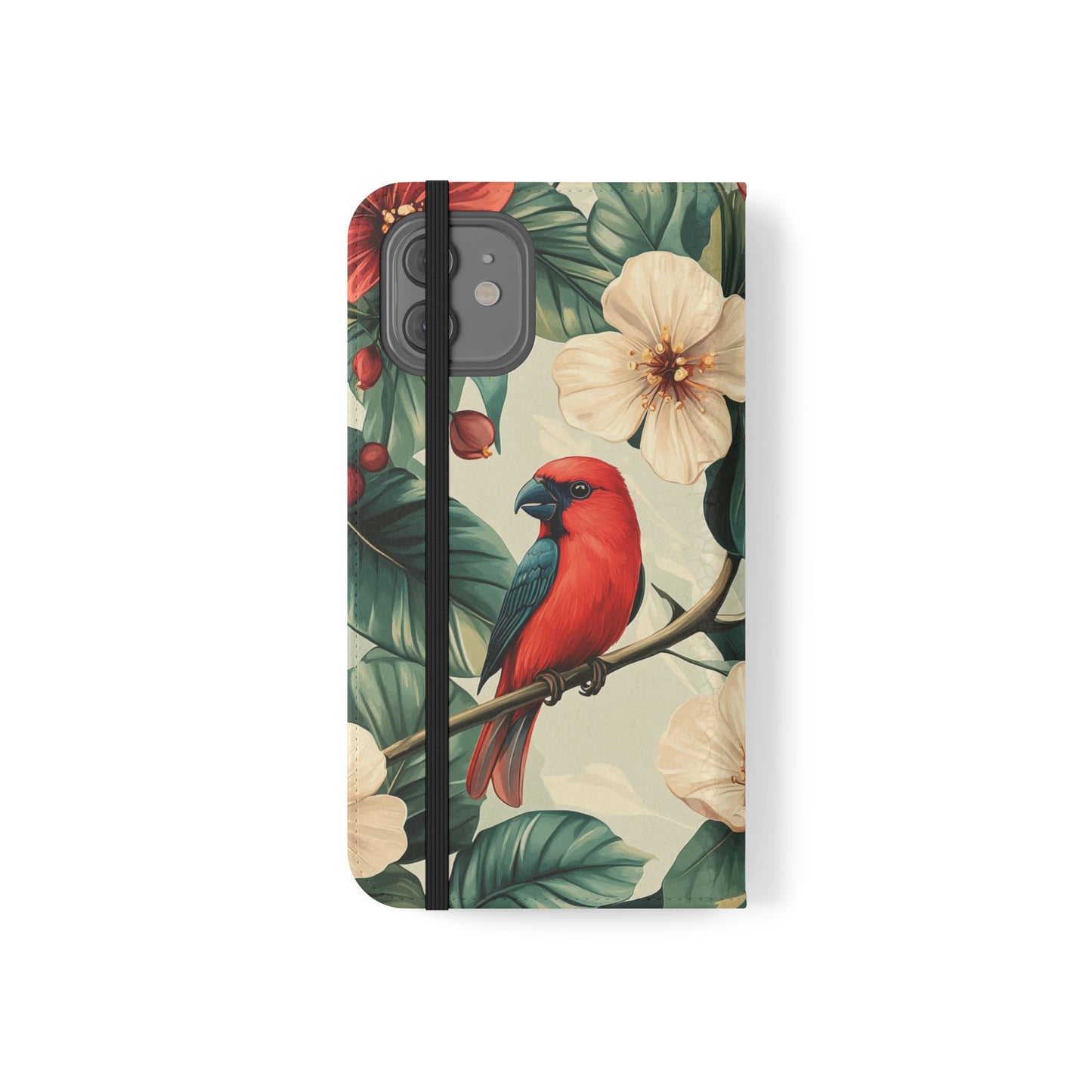 Scarlet Songbird - Wallet Flip Case
