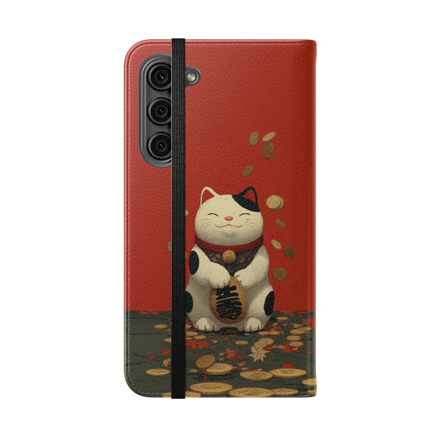 Lucky Cat - Wallet Flip Case