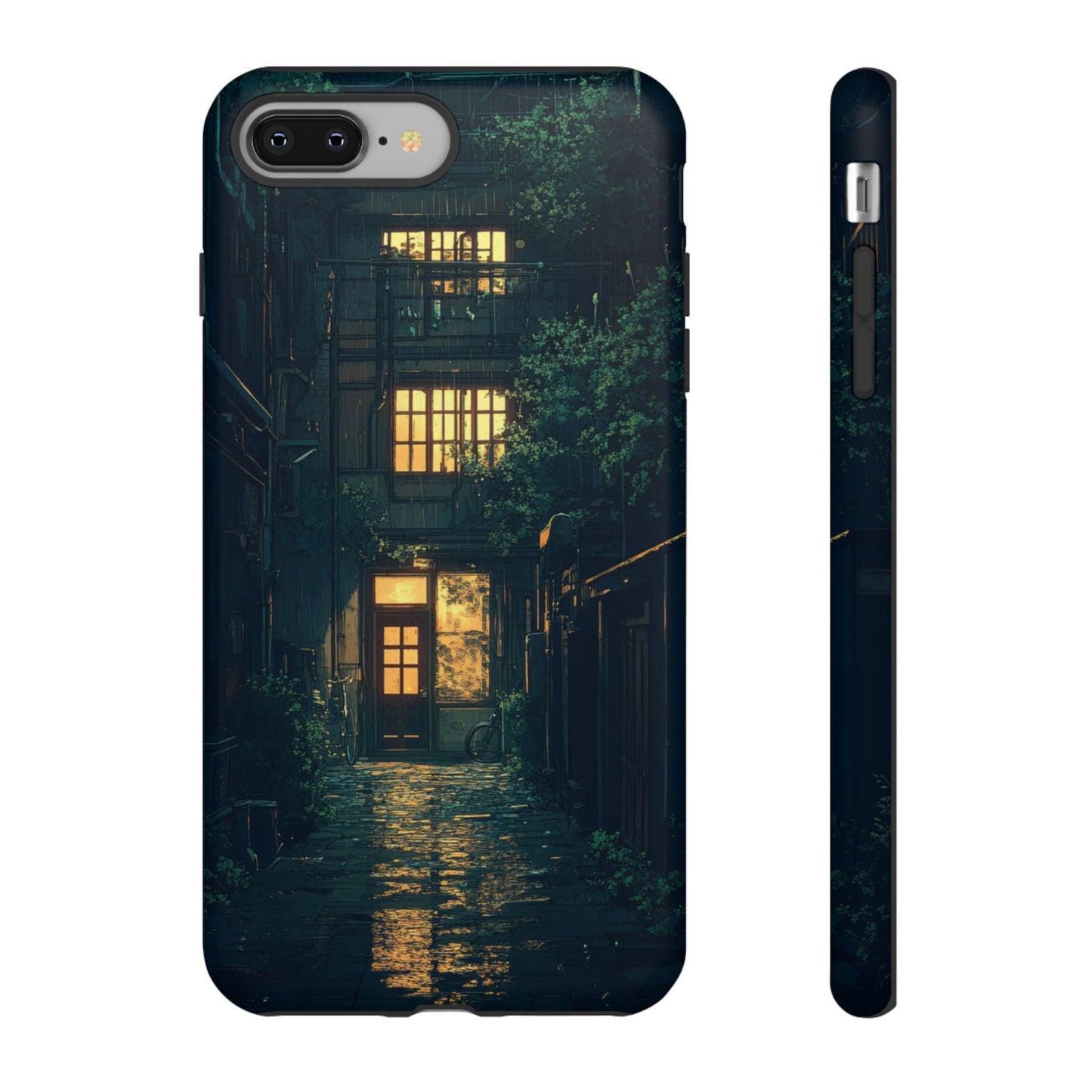 Rainy Alley - Tough iPhone Case