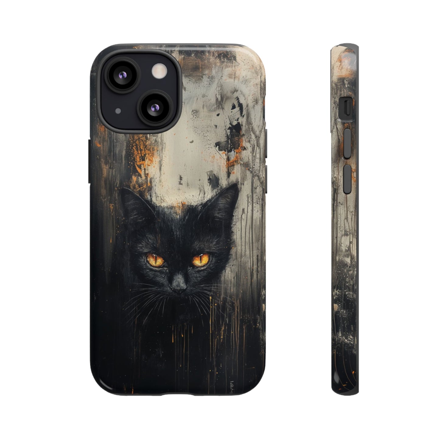 Enigmatic Black Cat Phone Case - iPhone, Google Pixel, Samsung Galaxy