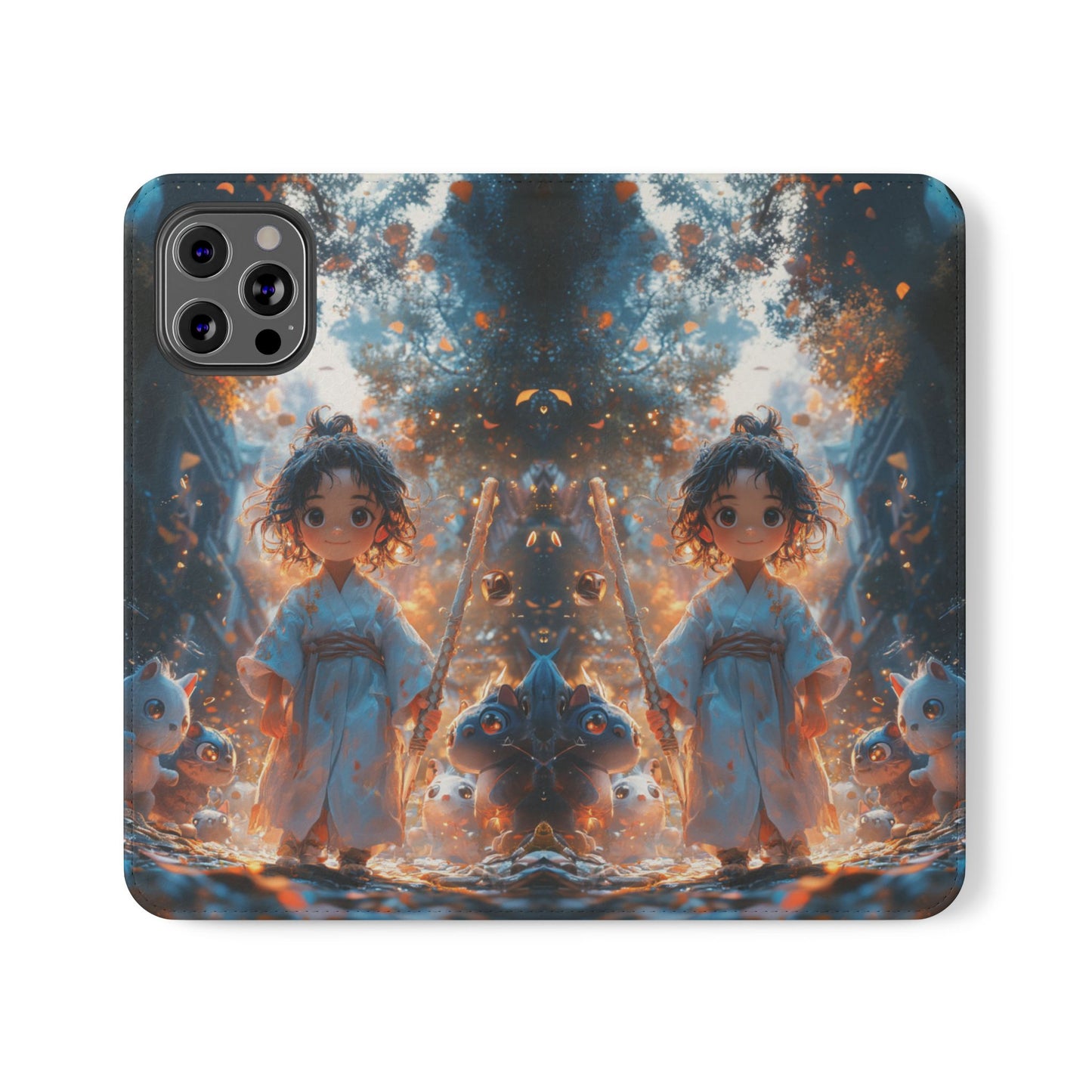 Forest Spirit Child - Wallet Flip Case