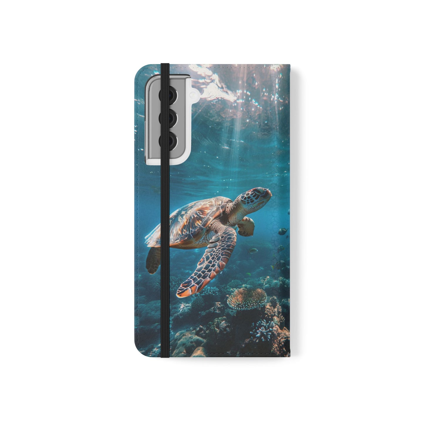 Ocean Guardian Sea Turtle - Wallet Flip Case
