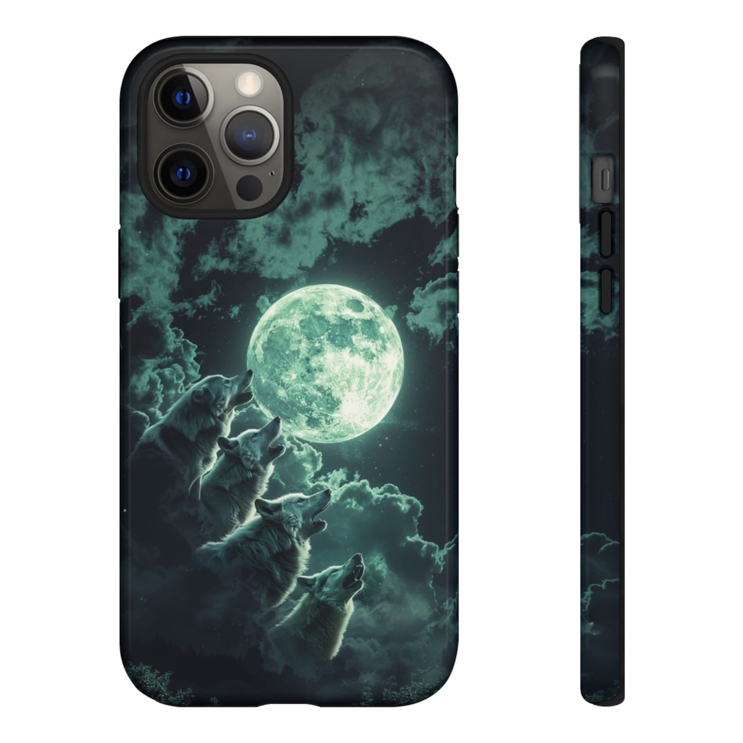 Moonlit Wolf Chorus - Tough iPhone Case