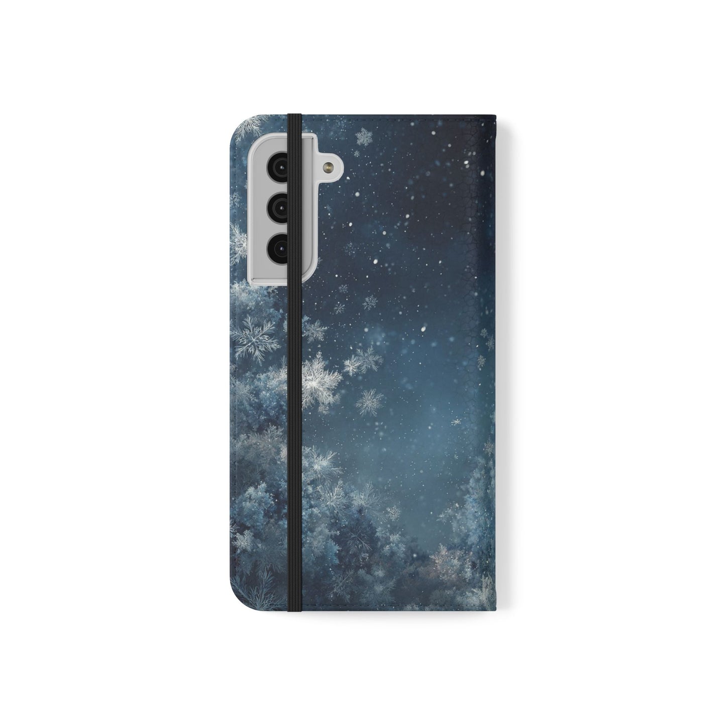 Winter Snowflakes - Wallet Flip Case