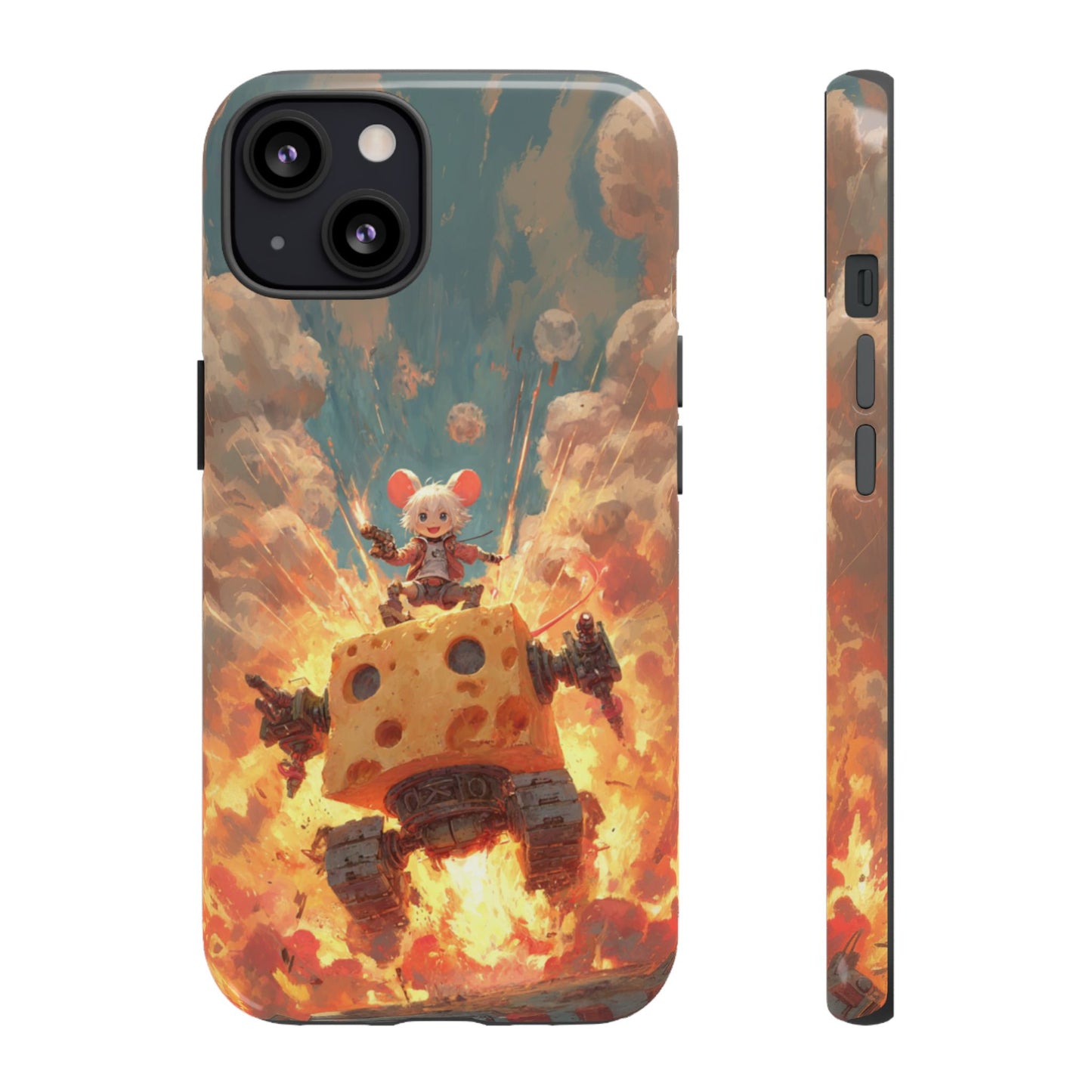 Battle Tank Mouse - Tough iPhone Case