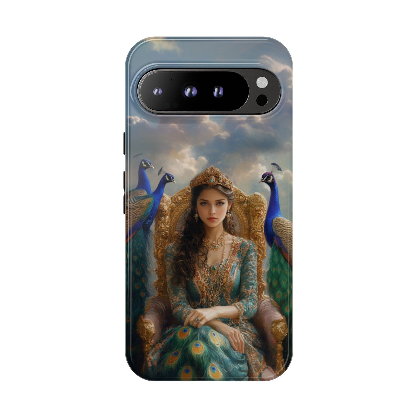 Hera Peacock Empress Golden Throne - Tough Google Pixel Case