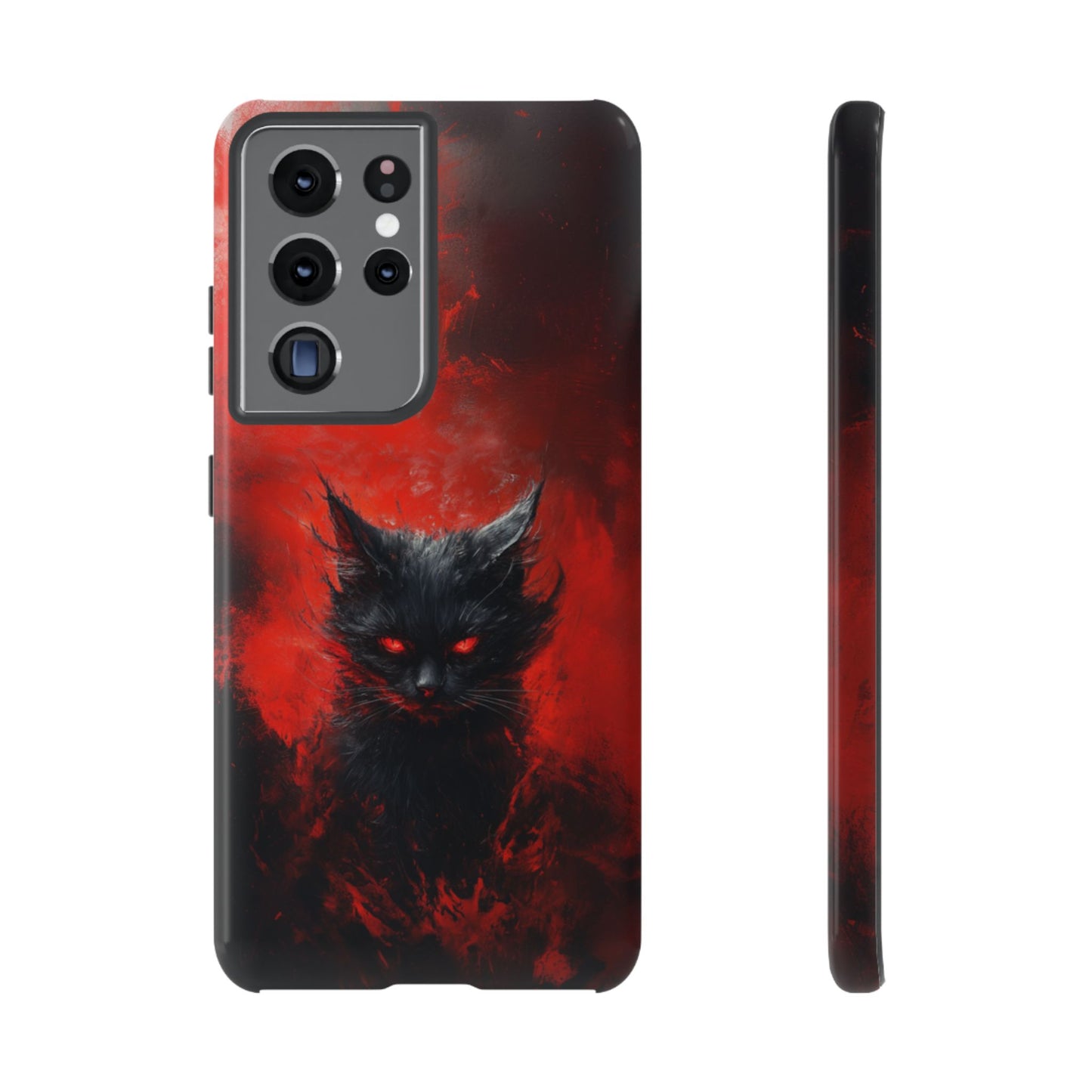 Fire Demon Black Cat - Tough Samsung Galaxy Case