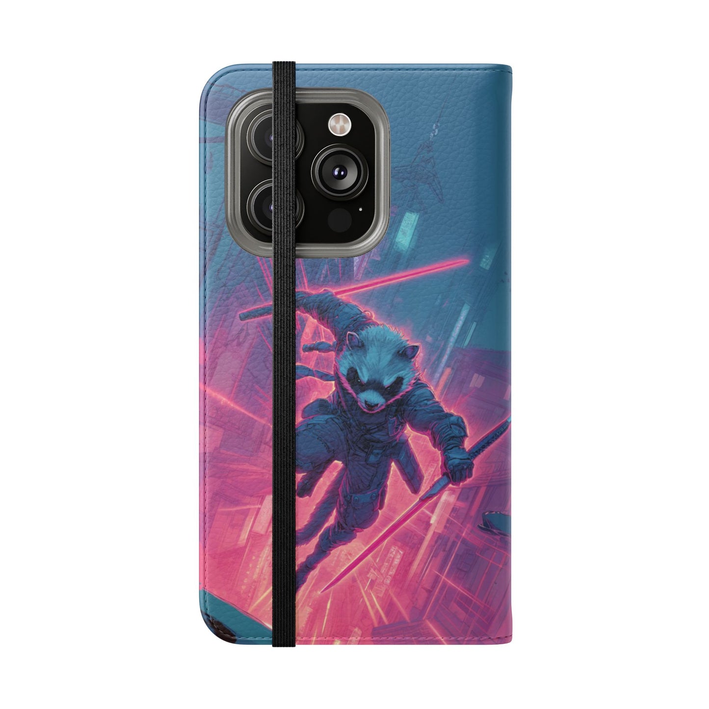 Cyberpunk Ferret - Wallet Flip Case