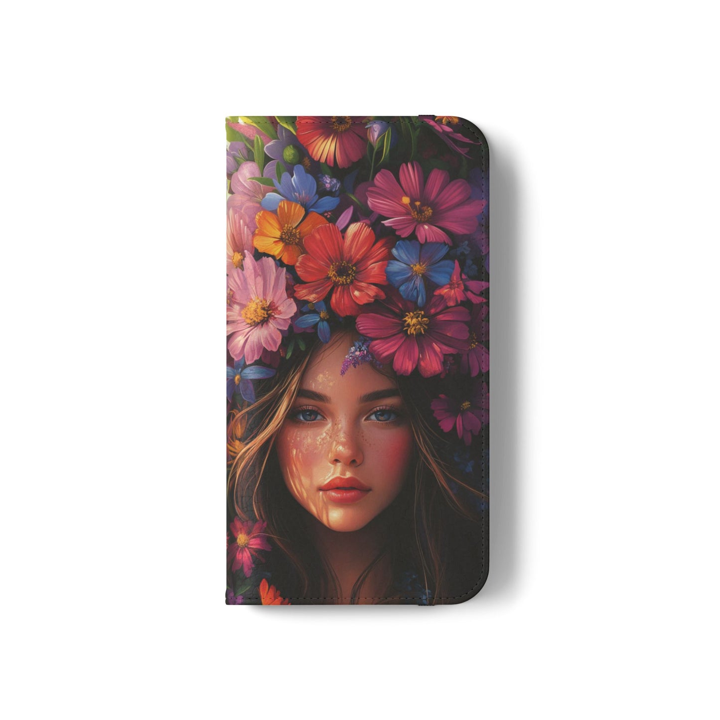 Floral Crown Muse - Wallet Flip Case