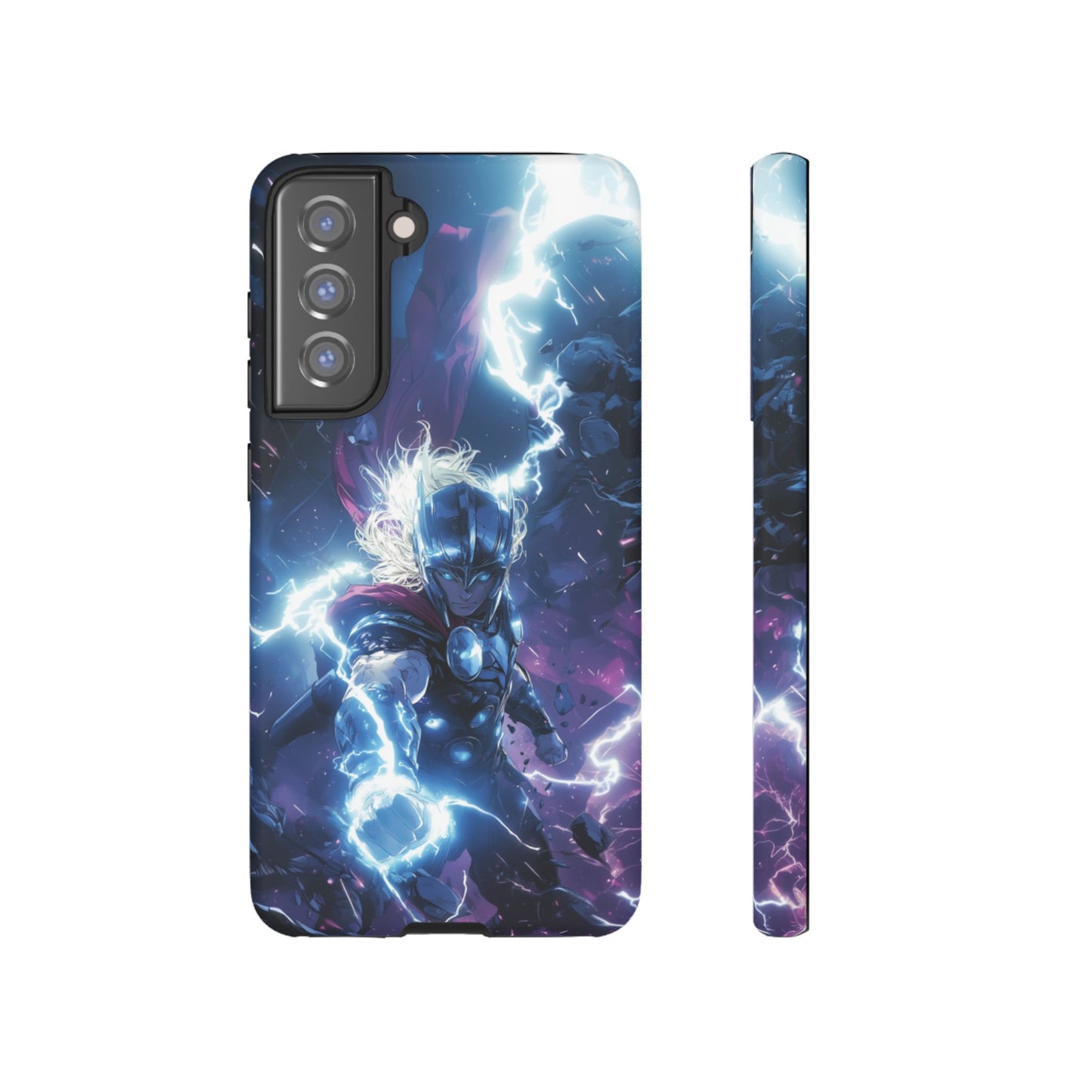 Lightning Fury: Thor Anime Action Phone Case - iPhone, Google Pixel, Samsung