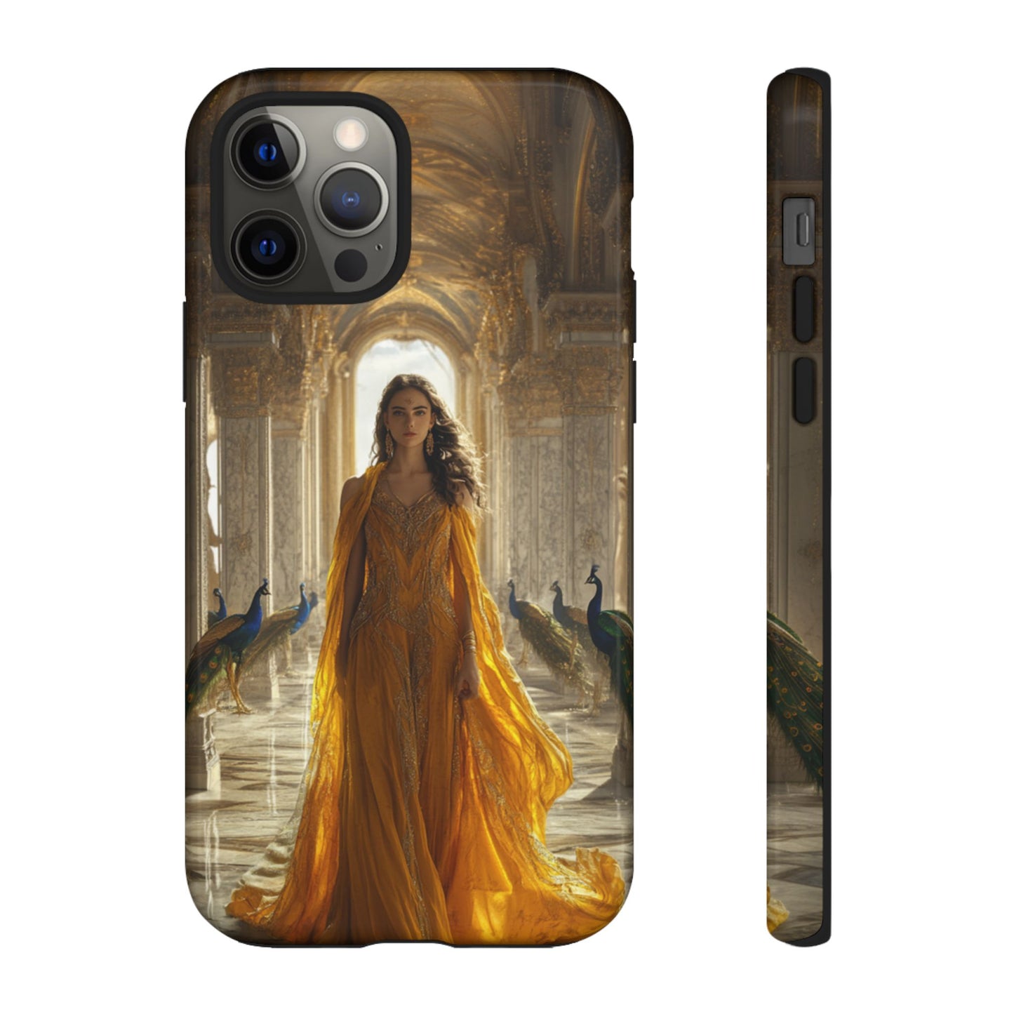 Hera Golden Palace Peacock Goddess - Tough iPhone Case