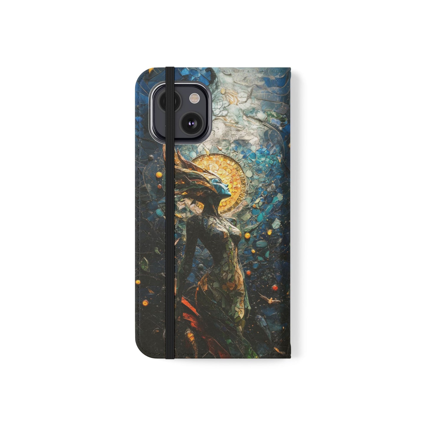 Stained Glass Goddess - Wallet Flip Case