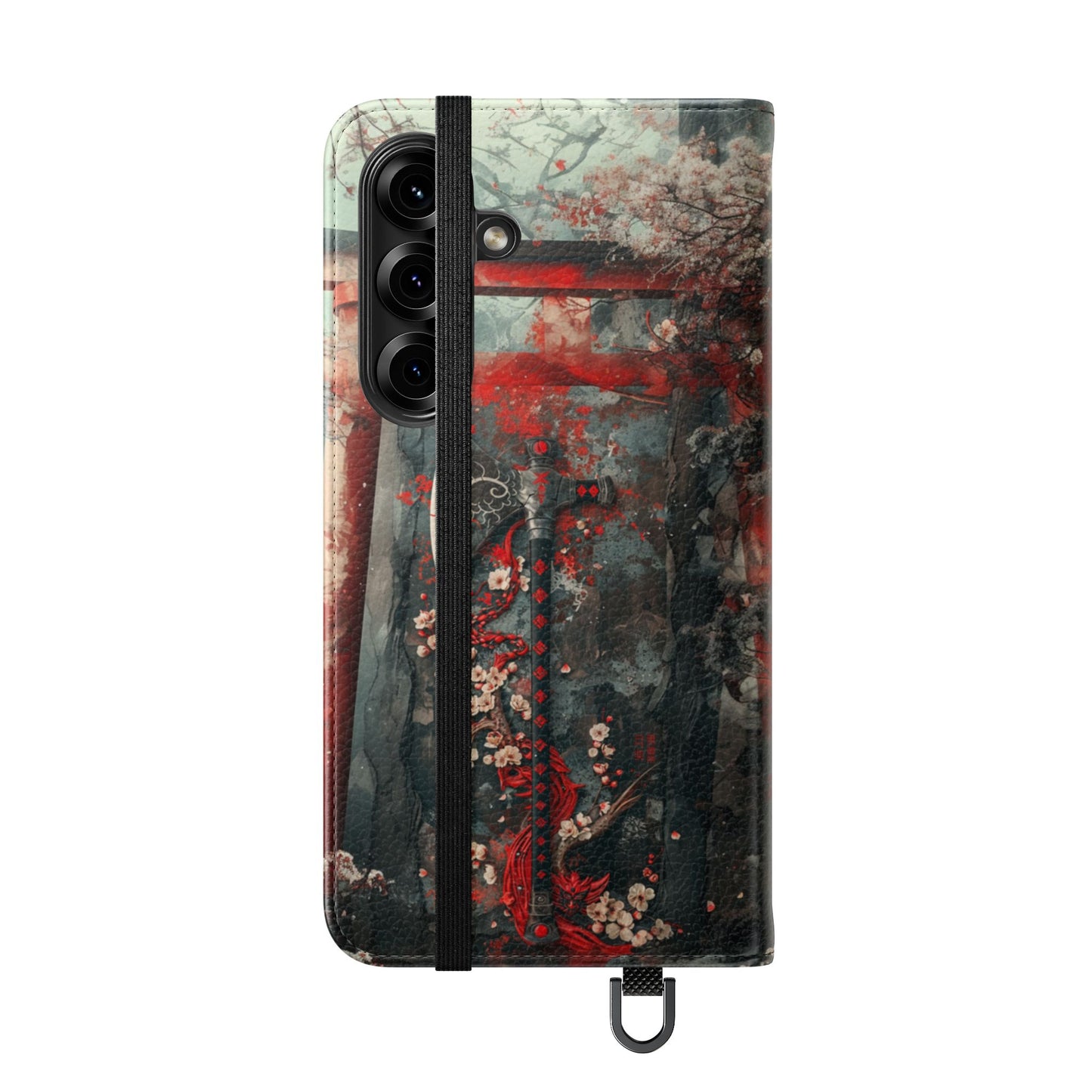 Sakura Warrior Axe - Wallet Flip Case