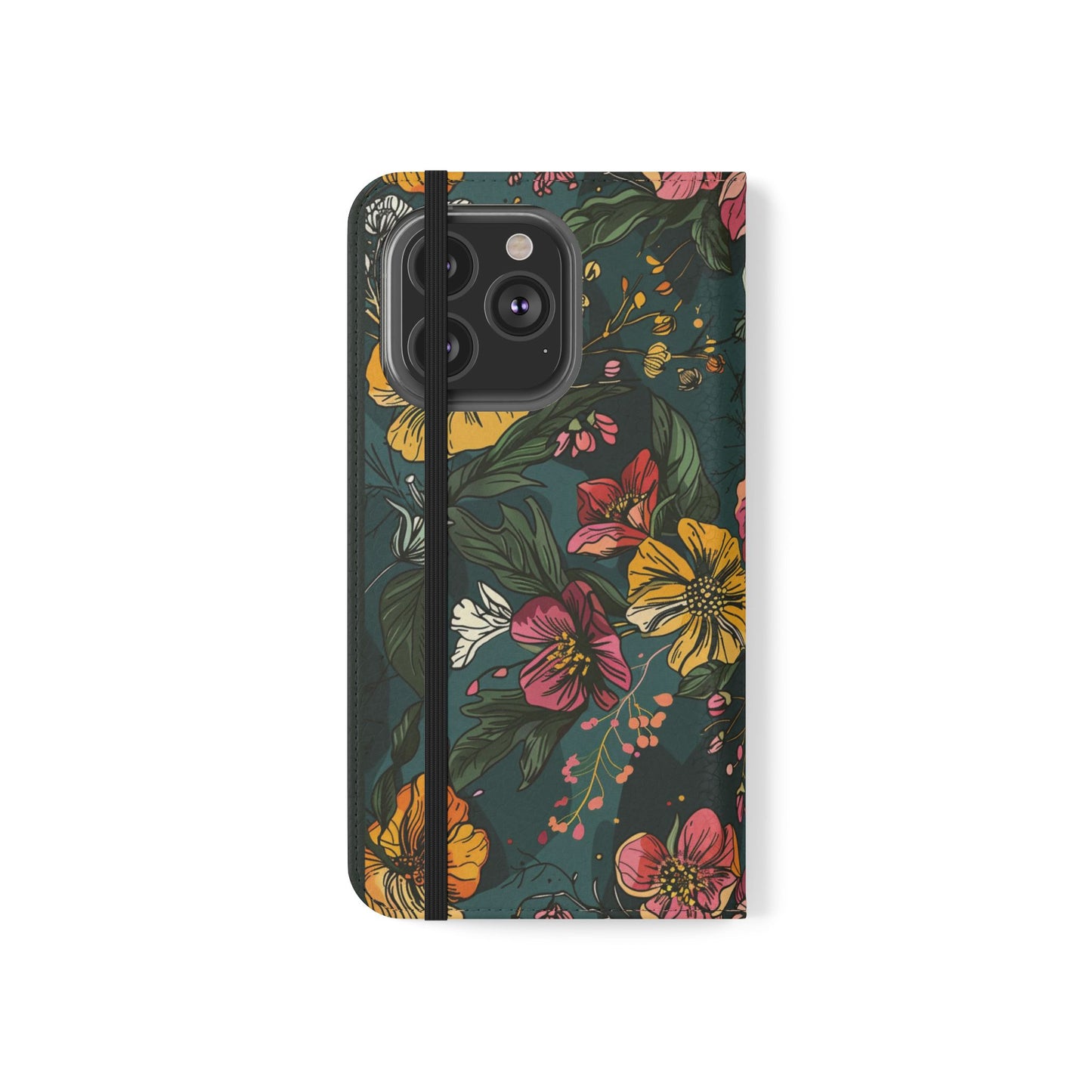 Vintage Floral Bloom - Wallet Flip Case