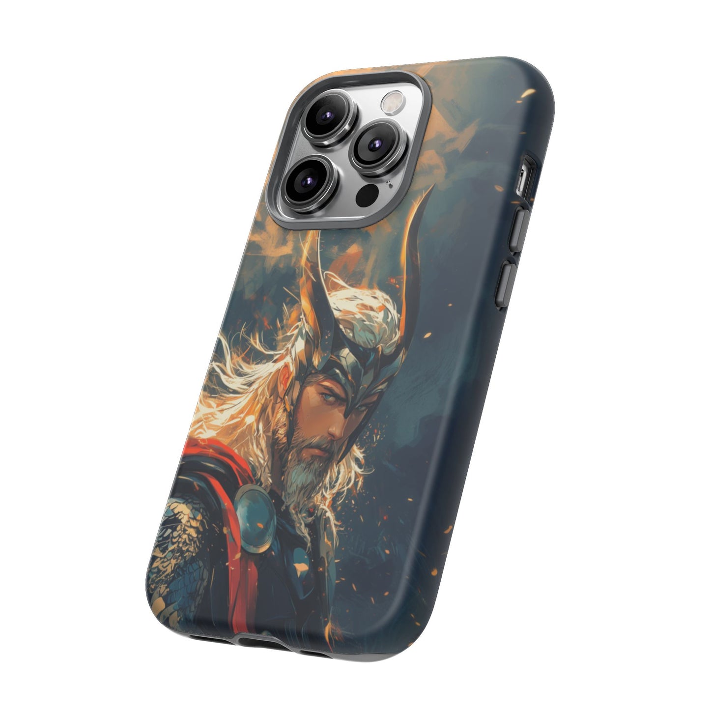 Storm-Bringer: Epic Thor Anime-Style Phone Case - iPhone, Google Pixel, Samsung