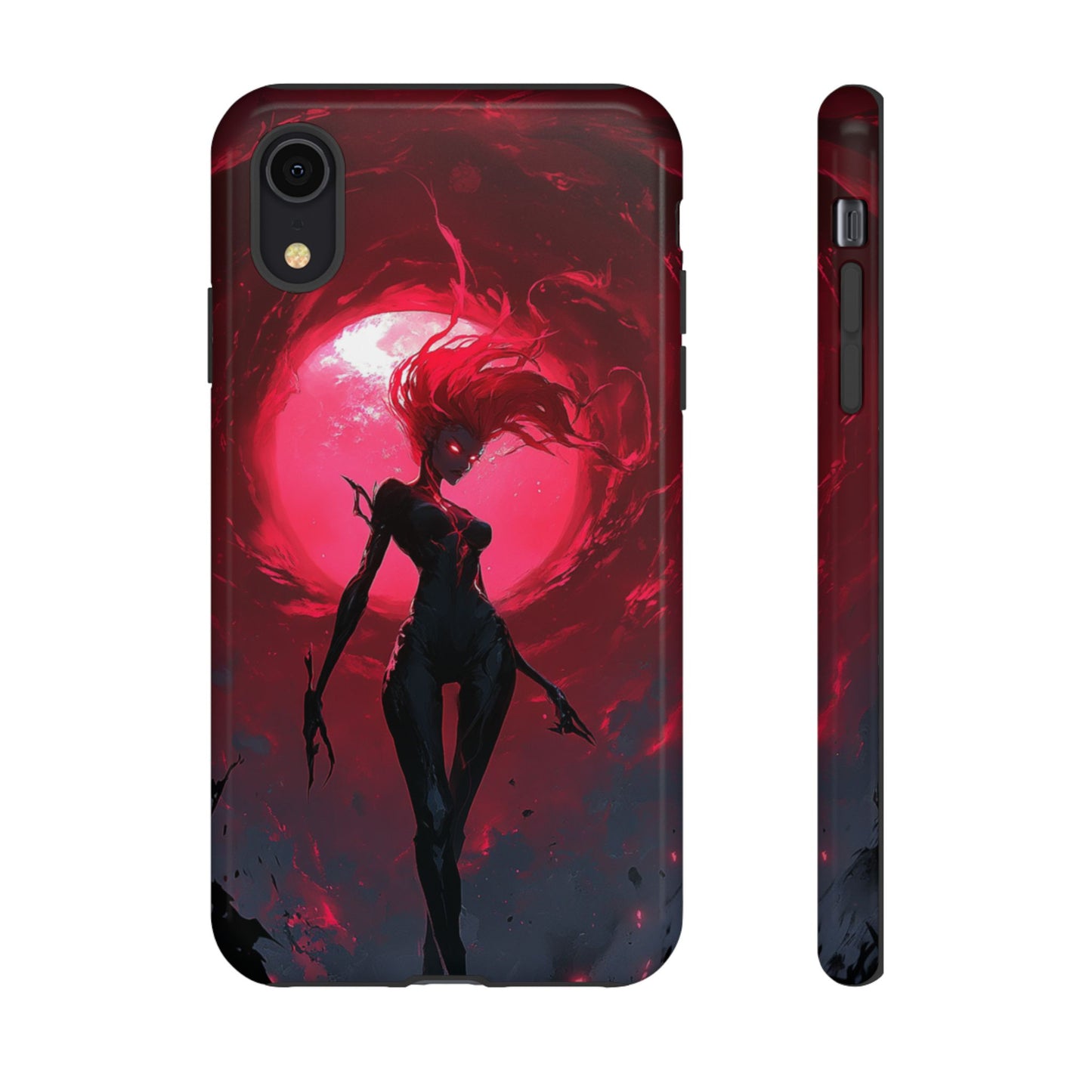 Crimson Eclipse Gothic Gaming Phone Case - iPhone, Google Pixel, Samsung Galaxy