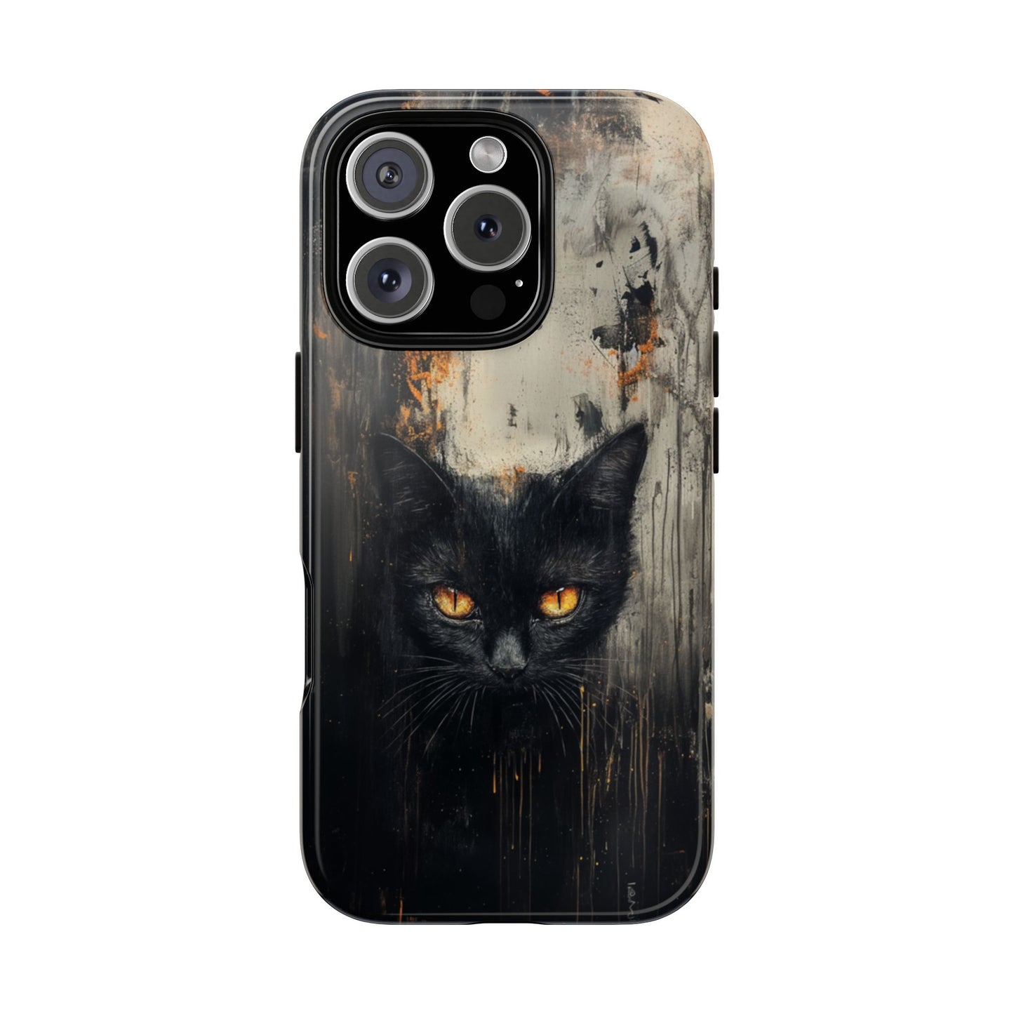 Enigmatic Black Cat Phone Case - iPhone, Google Pixel, Samsung Galaxy