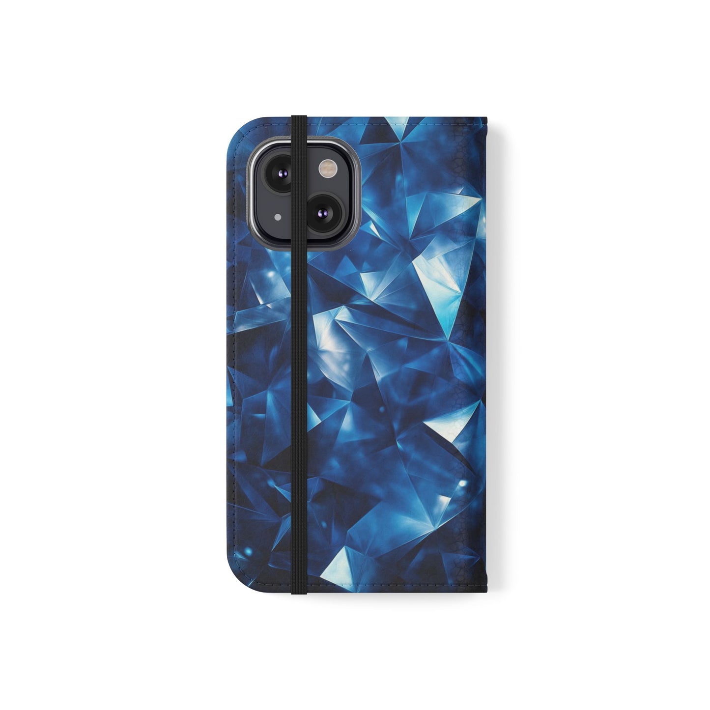 Sapphire Crystal Shards - Wallet Flip Case