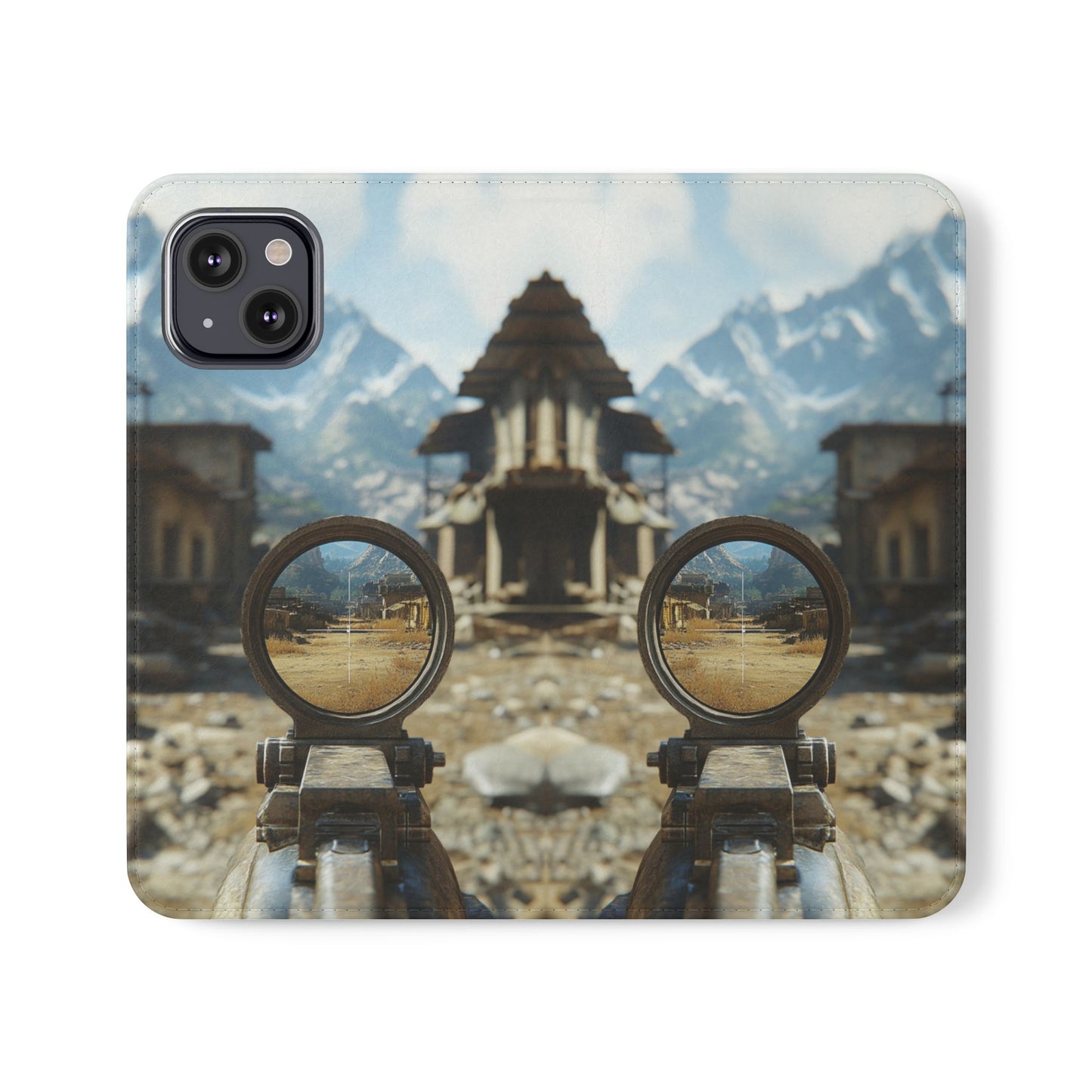 Desert Sniper Focus - Wallet Flip Case