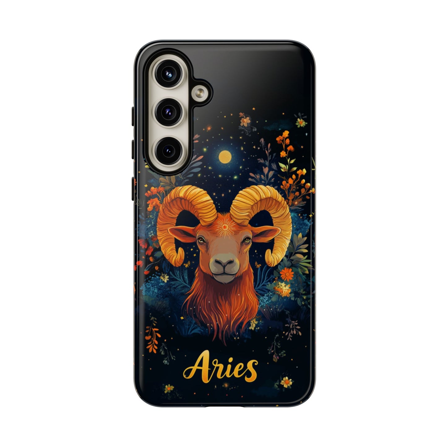 Aries Celestial Bloom Phone Case – iPhone, Google Pixel, Samsung Galaxy