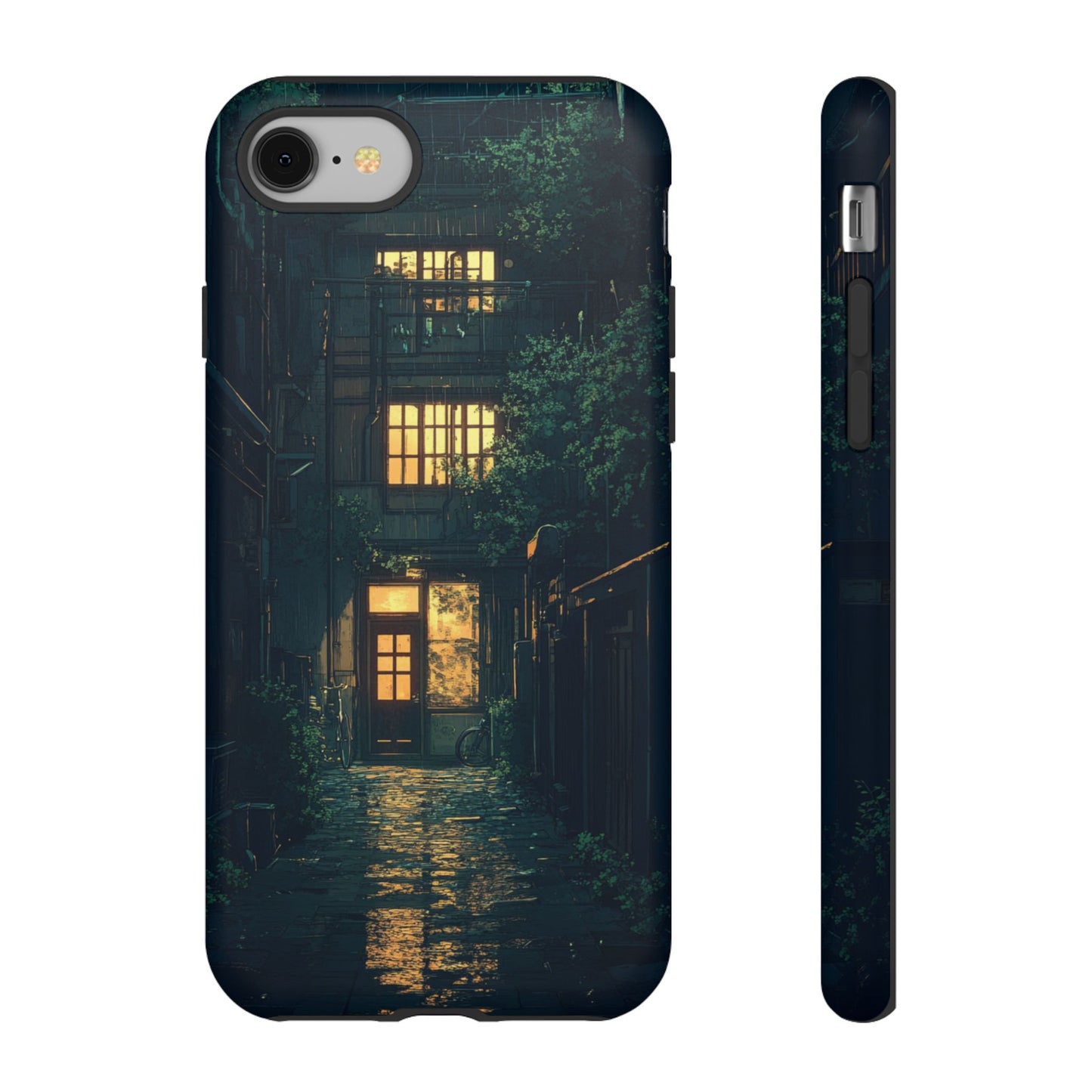 Rainy Alley - Tough iPhone Case