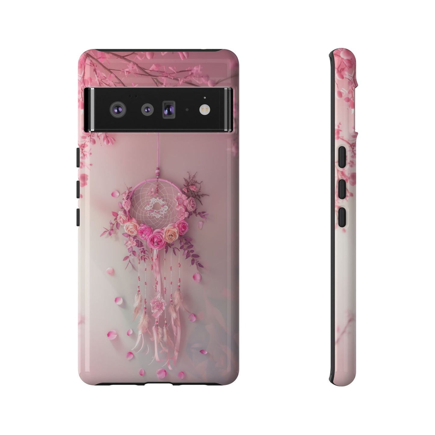 Pink Rose Dreamcatcher - Tough Google Pixel Case