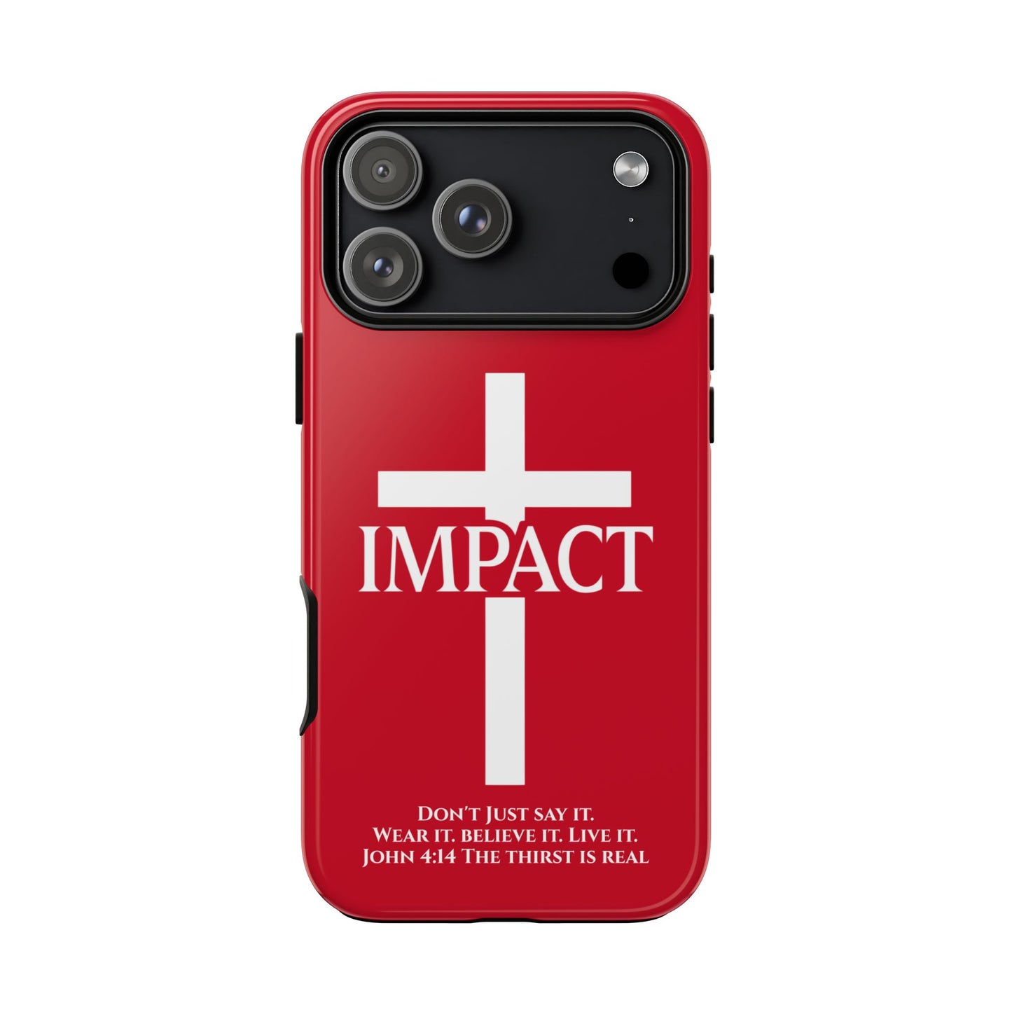 Impact Red - Tough iPhone Case