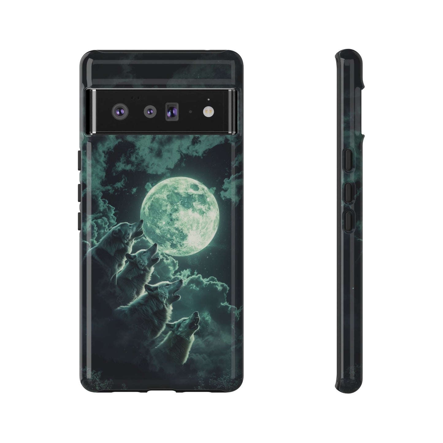 Moonlit Wolf Chorus - Tough Google Pixel Case