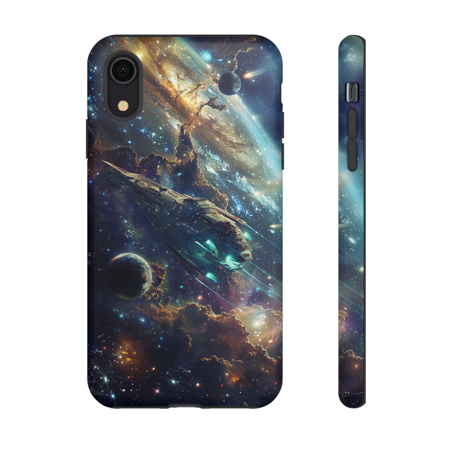 Galactic Voyage: Futuristic Spaceship - iPhone, Google Pixel, Samsung Galaxy