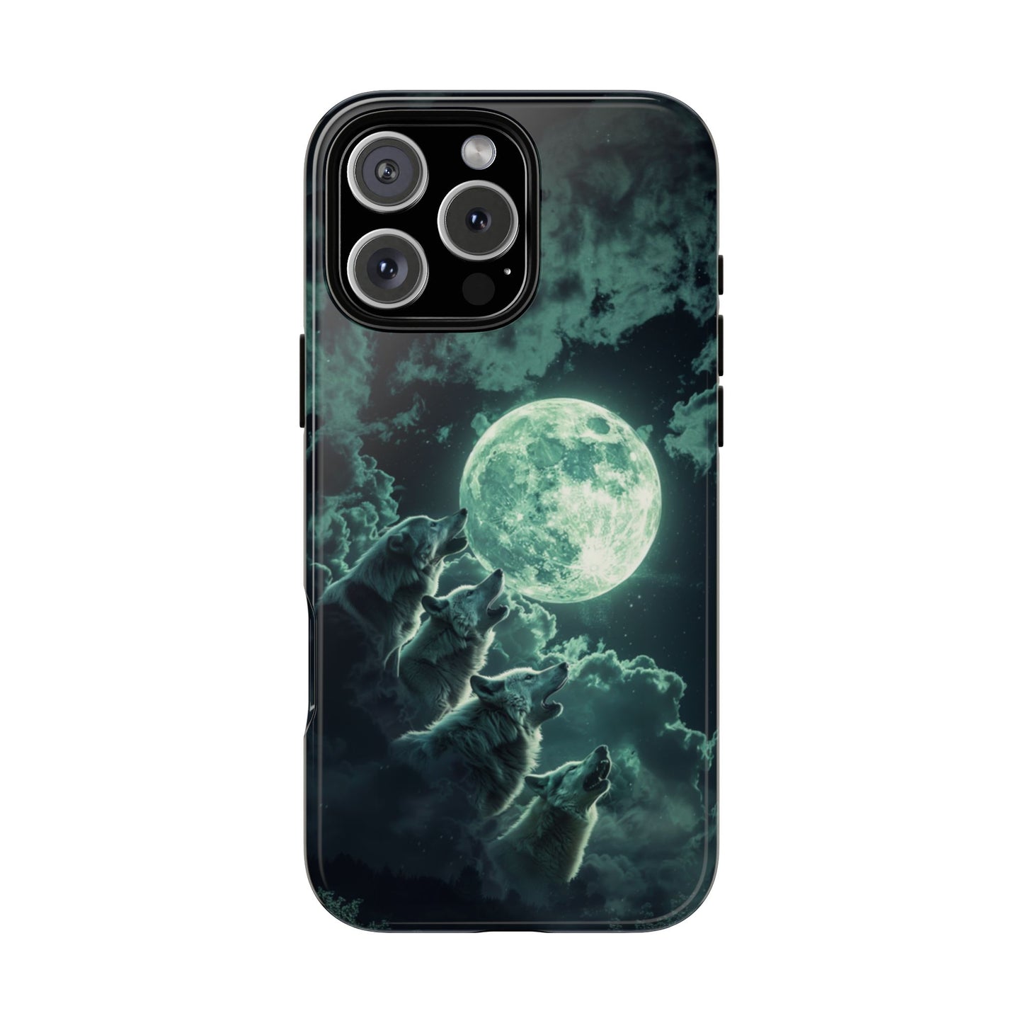 Moonlit Wolf Chorus - Tough iPhone Case