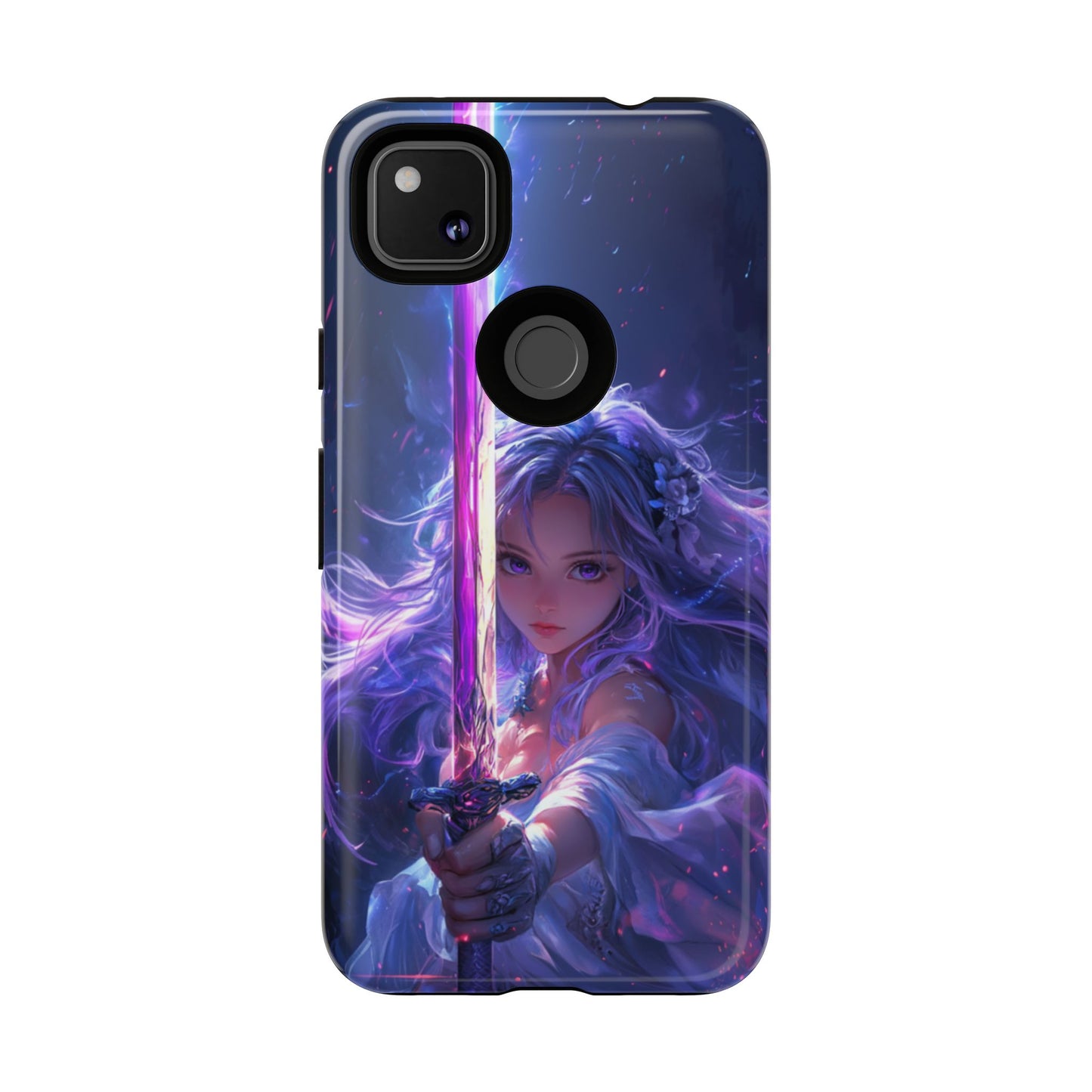Violet Blade Warrior – Tough Google Pixel Case