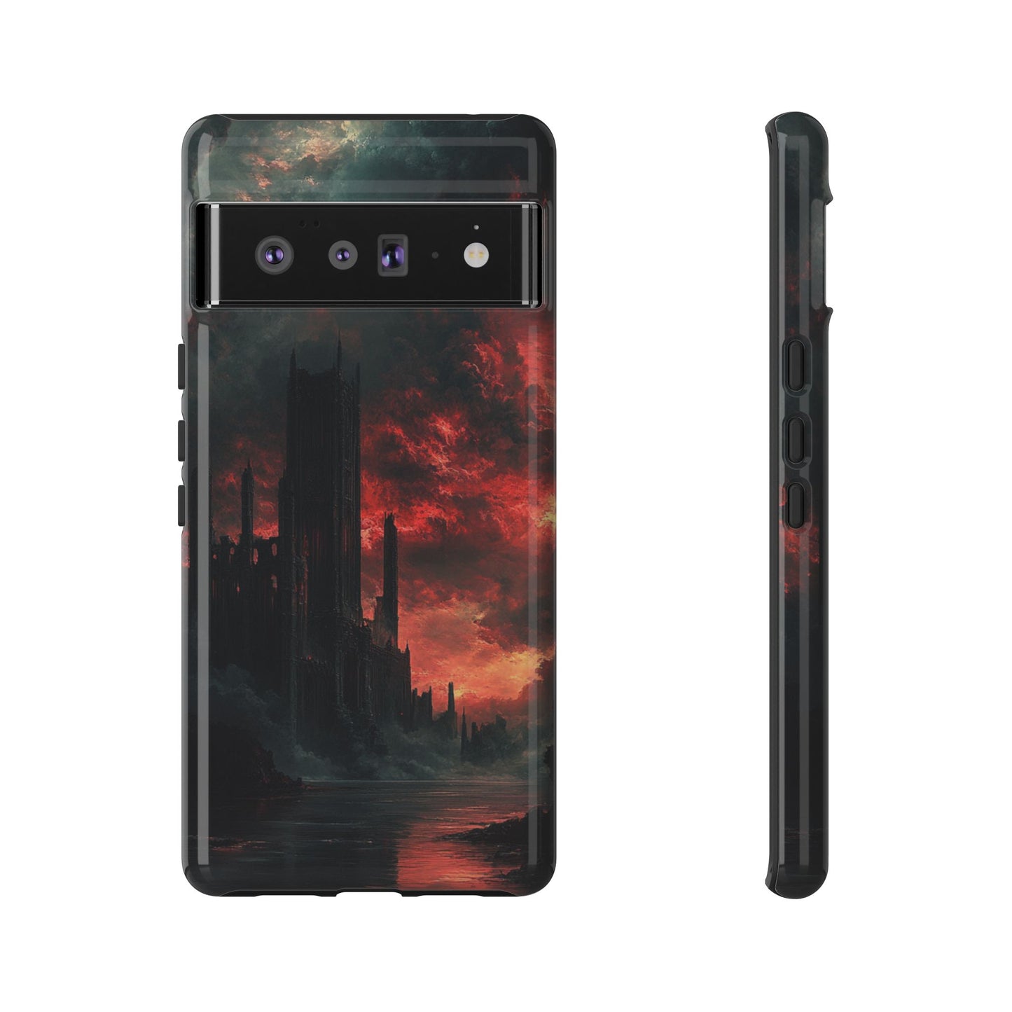 Crimson Dread Citadel – Tough Google Pixel Case