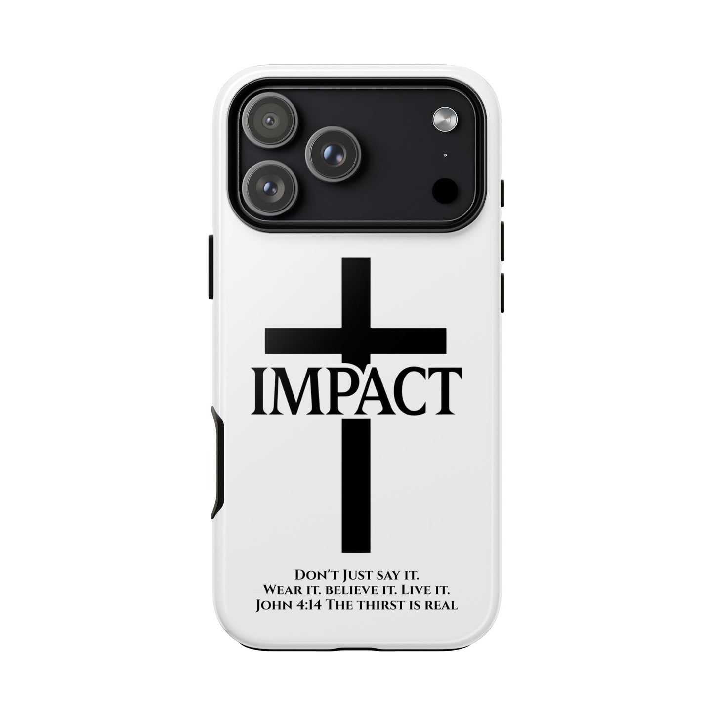 Impact White - Tough iPhone Case