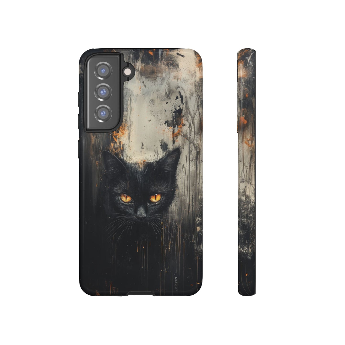 Enigmatic Black Cat Phone Case - iPhone, Google Pixel, Samsung Galaxy