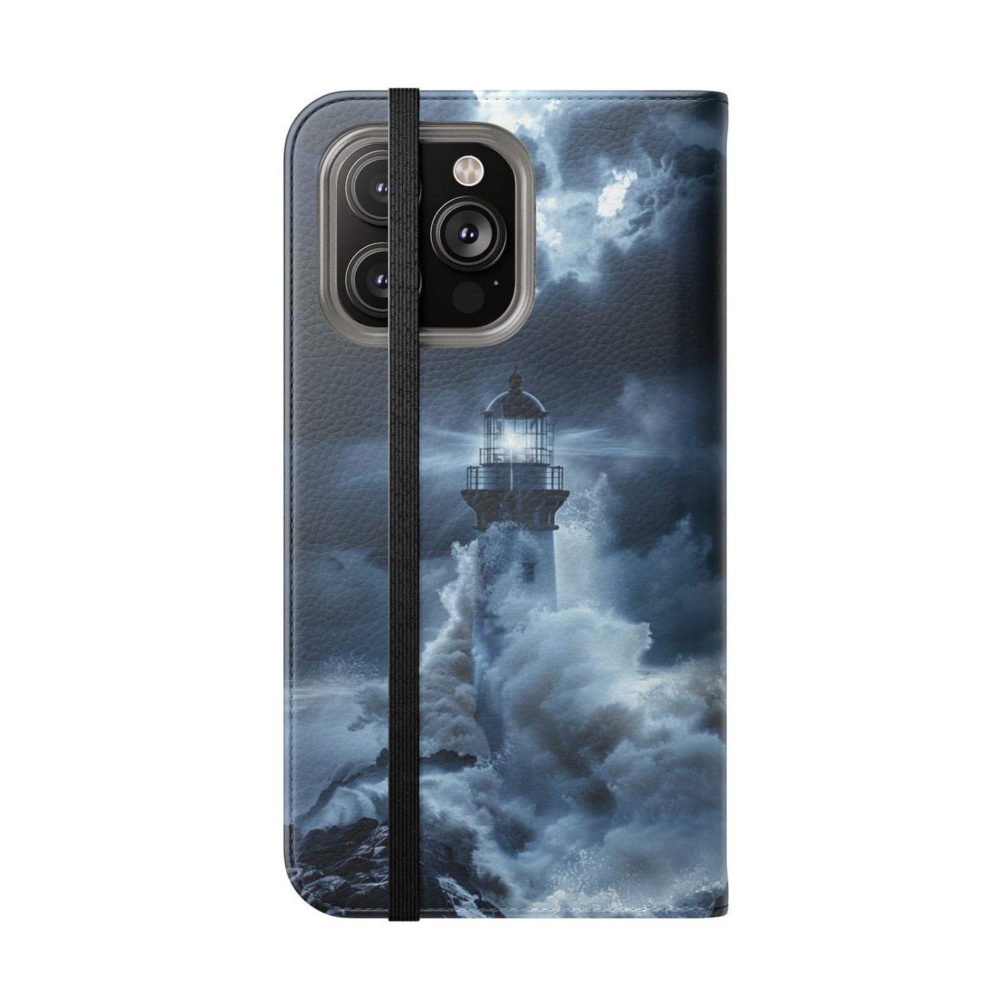 Stormbound Lighthouse - Wallet Flip Case