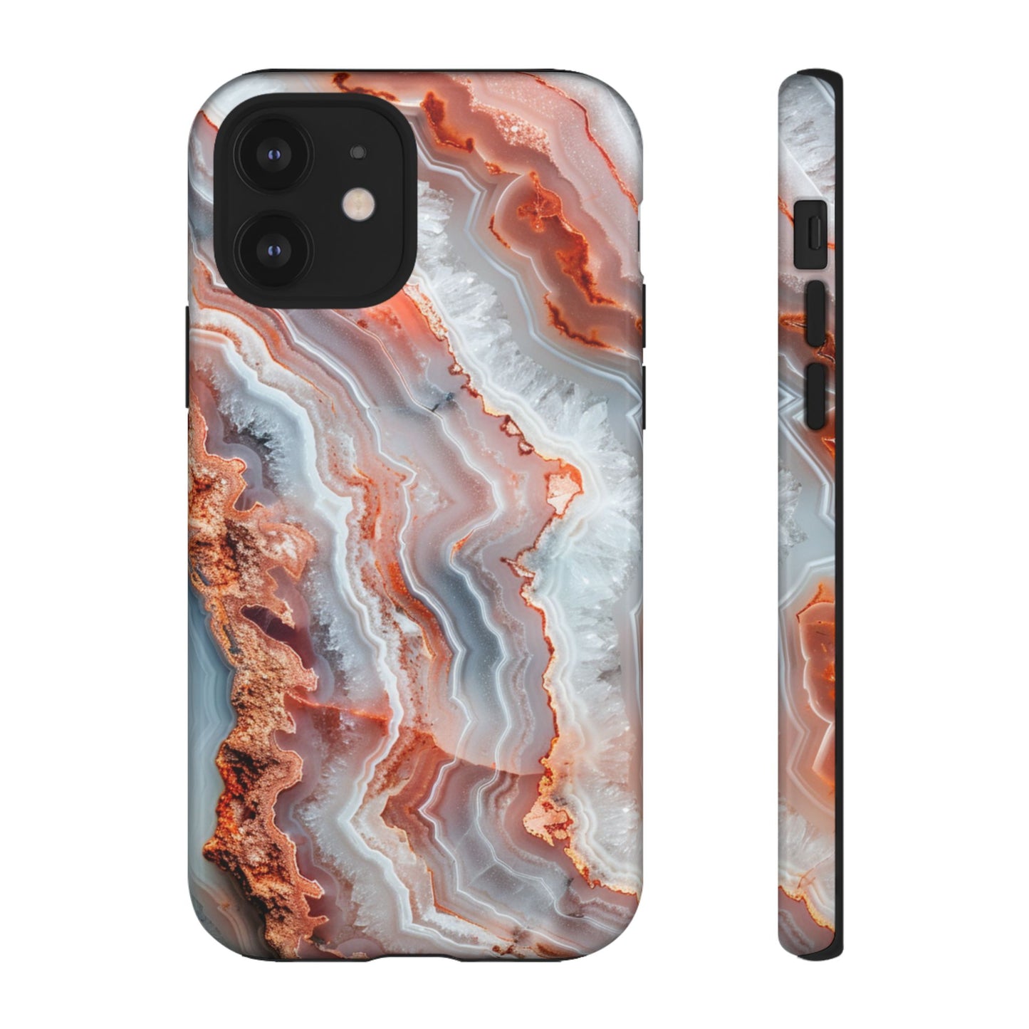 Rose Agate Currents – Tough iPhone Case