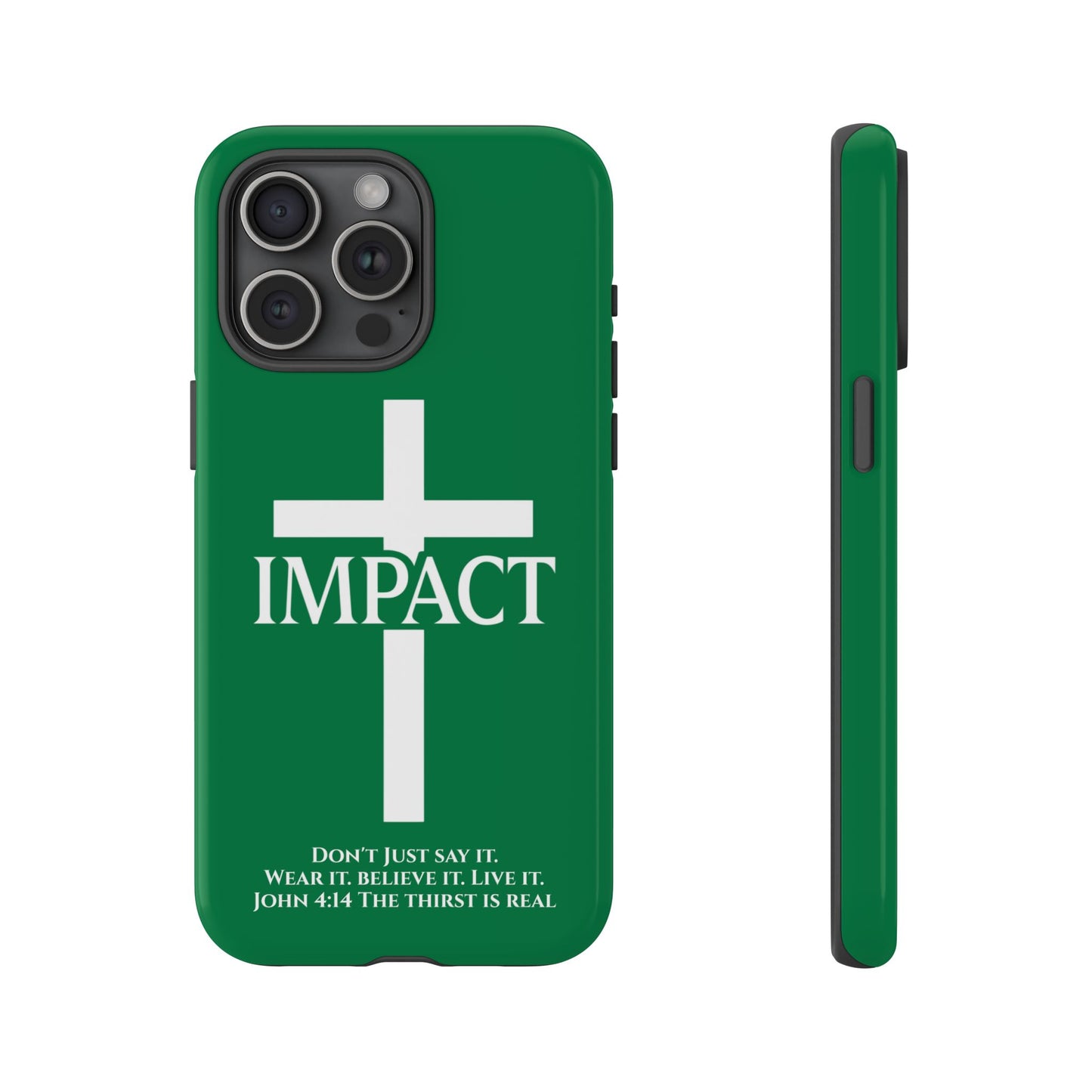 Impact Green - Tough iPhone Case