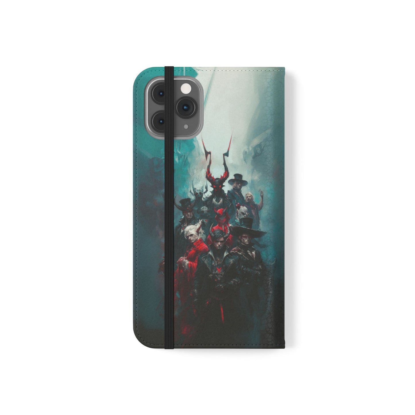 Dark Fantasy Demon Hunters - Wallet Flip Case