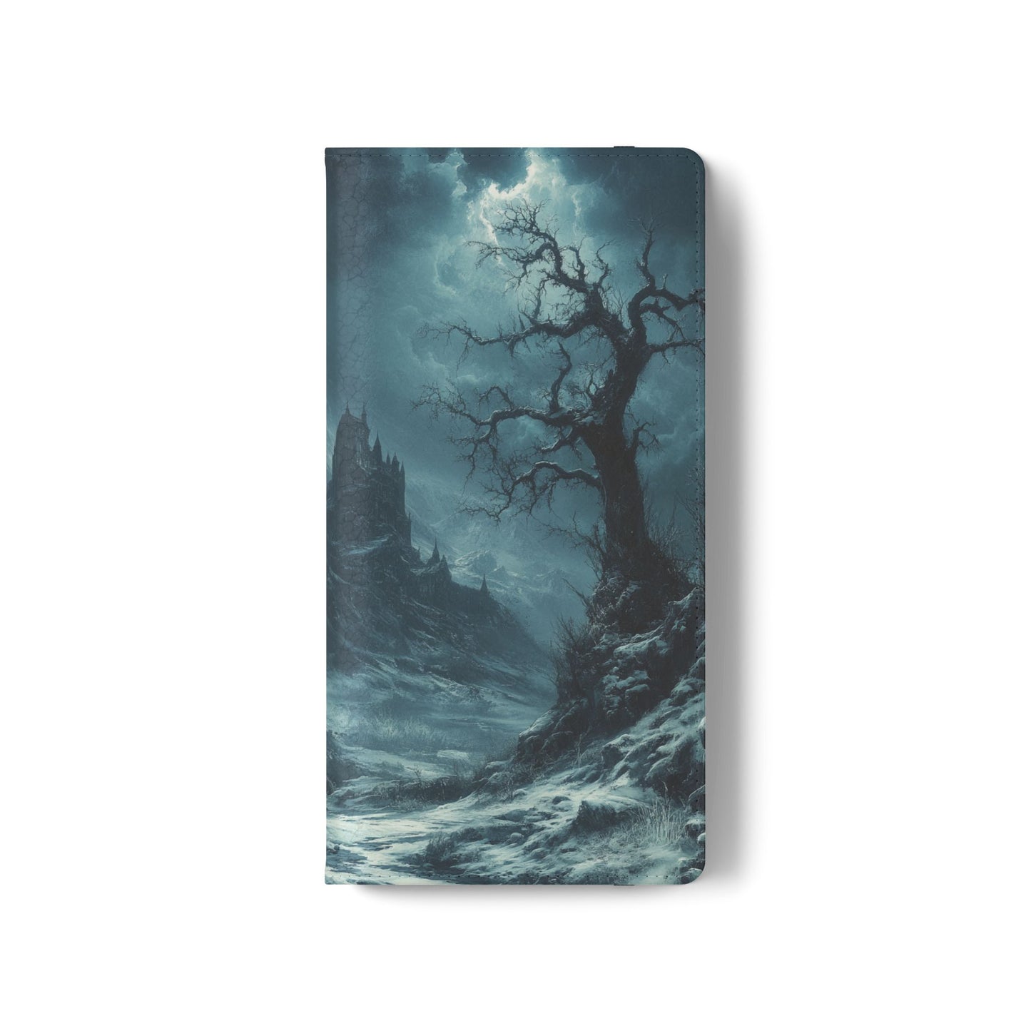 Stormy Castle - Wallet Flip Case