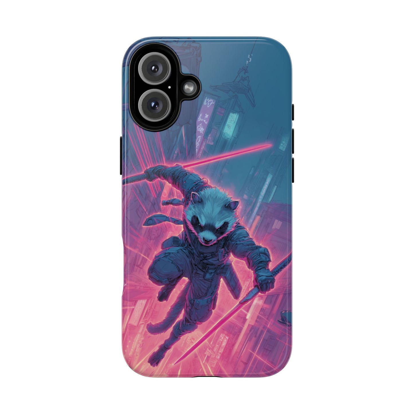 Cyberpunk Ferret - Tough iPhone Case