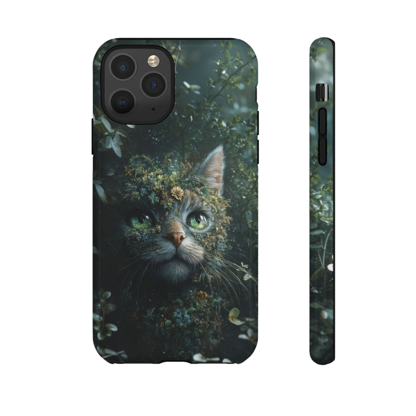 Forest Fantasy Cat Phone Case – iPhone, Google Pixel, Samsung Galaxy